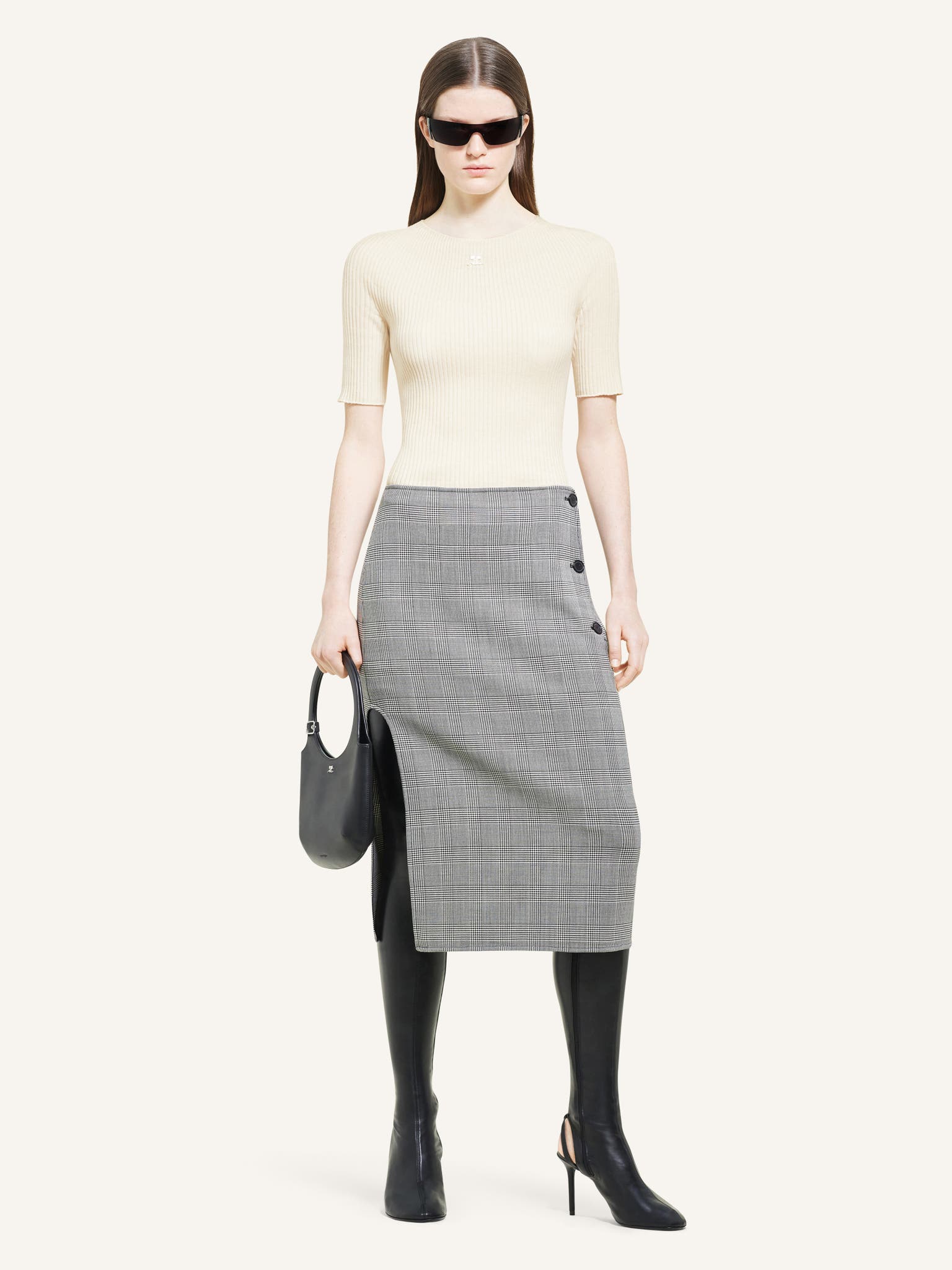 SOLAR LIGHT RIB SWEATER
