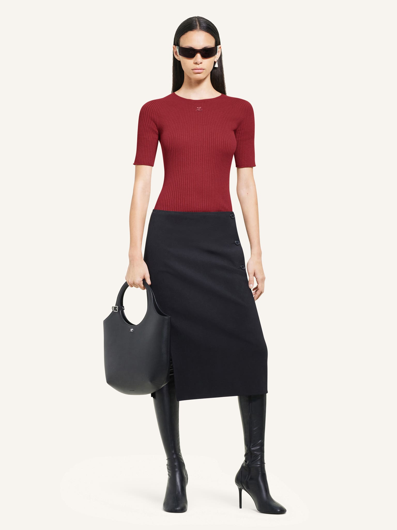 SOLAR LIGHT RIB SWEATER