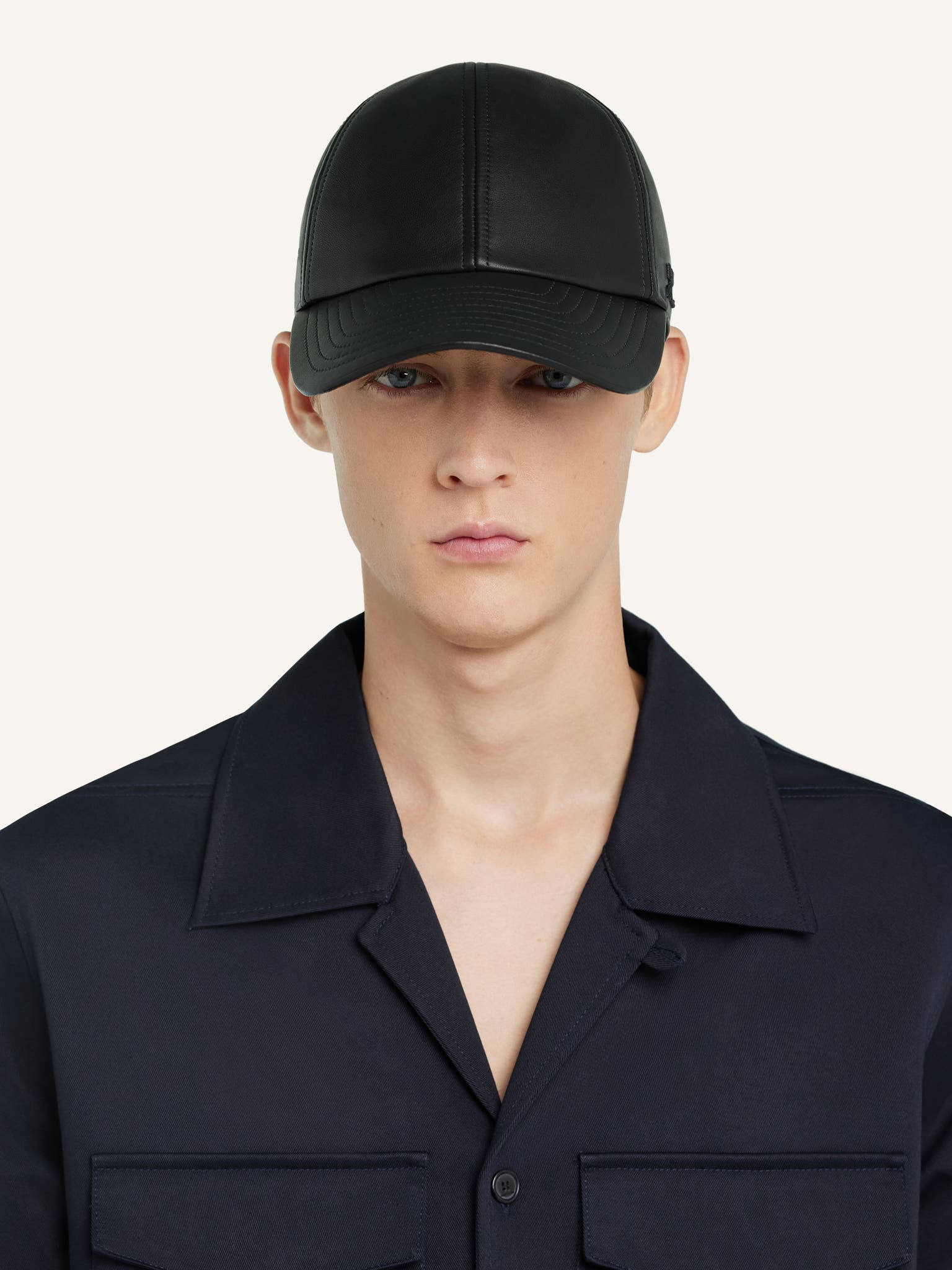 SIGNATURE AC LEATHER CAP