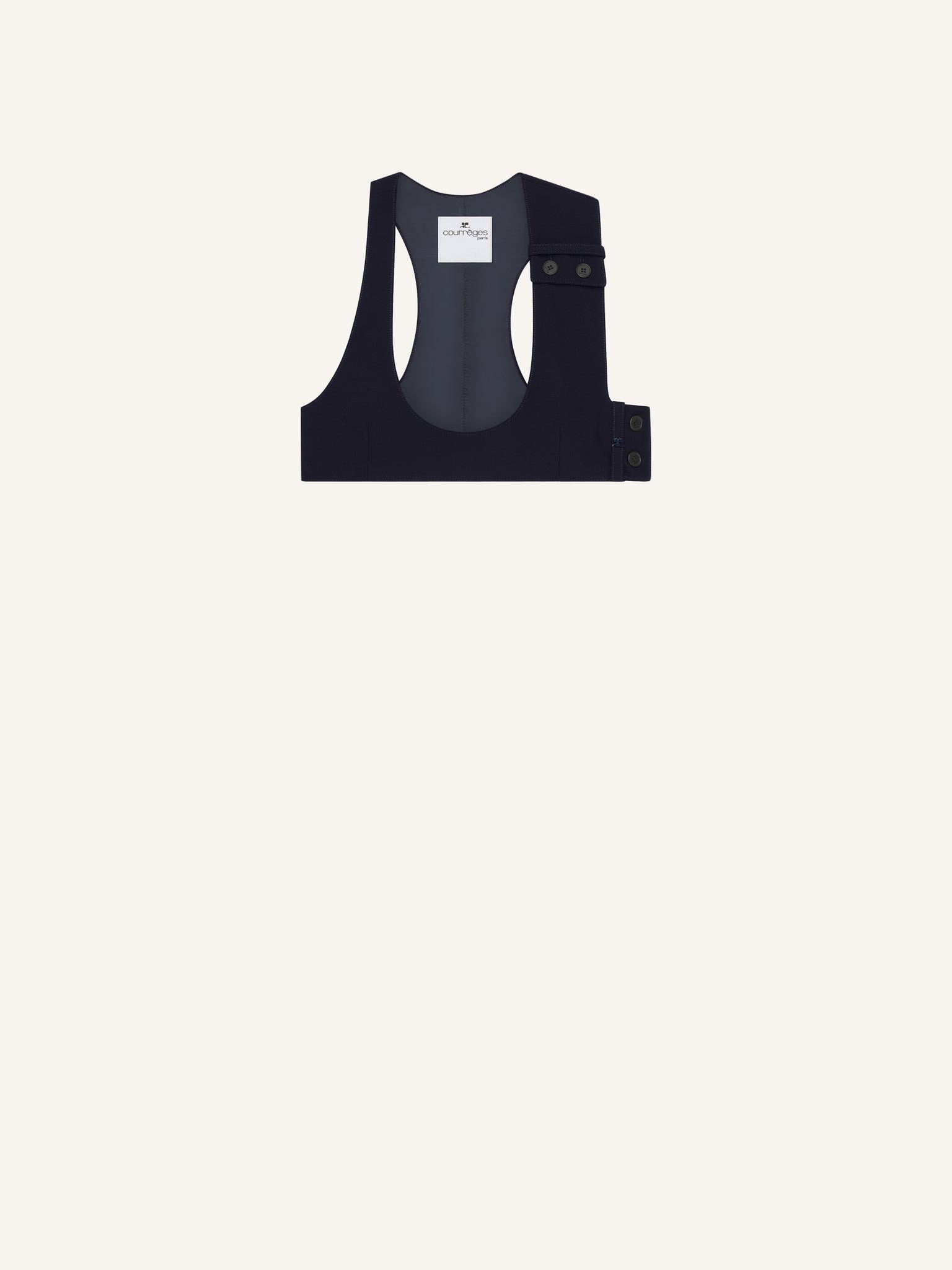BUTTONED BRA