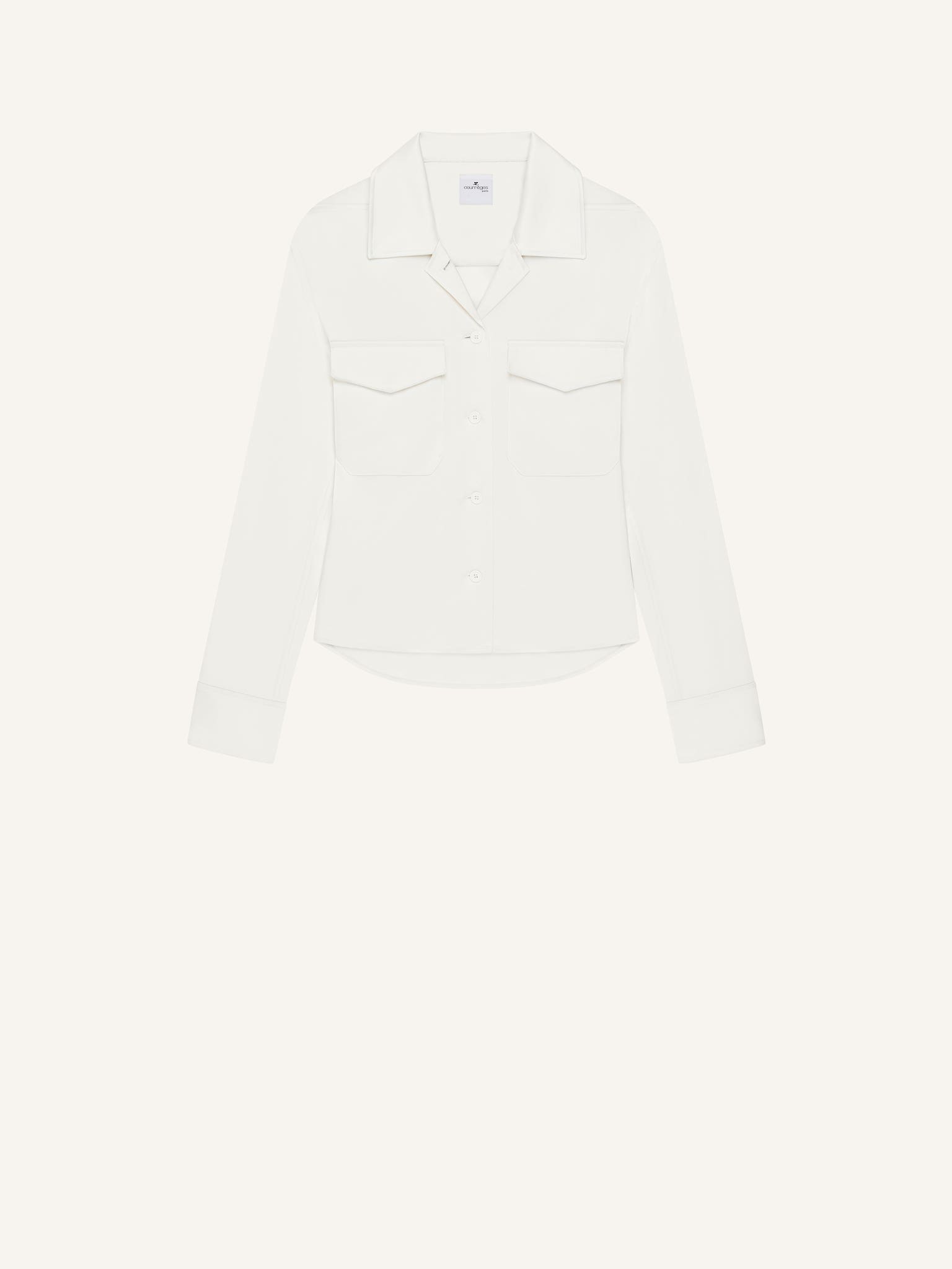 2-POCKET SATIN SHIRT