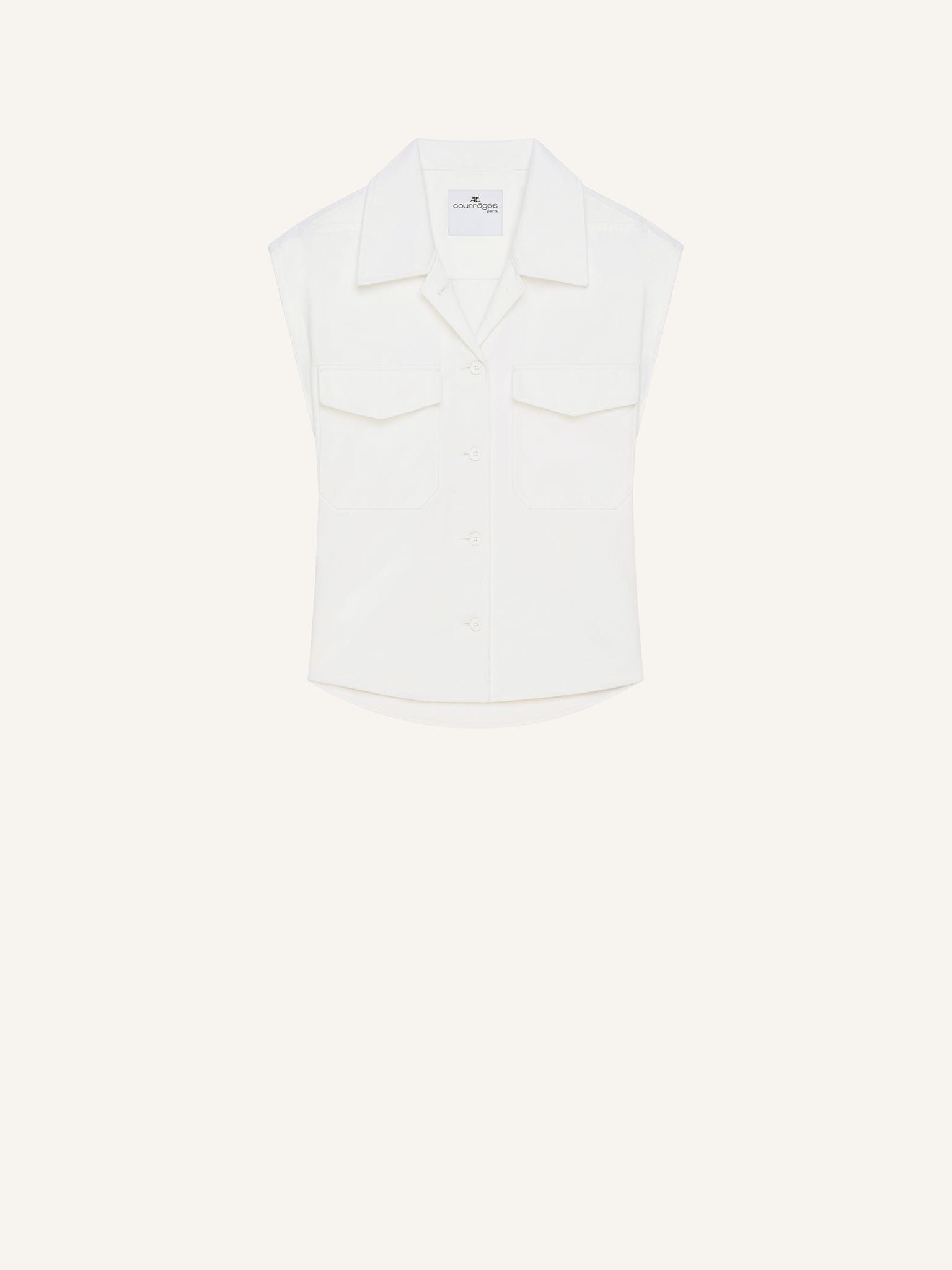 SLEEVELESS UTILITY SHIRT