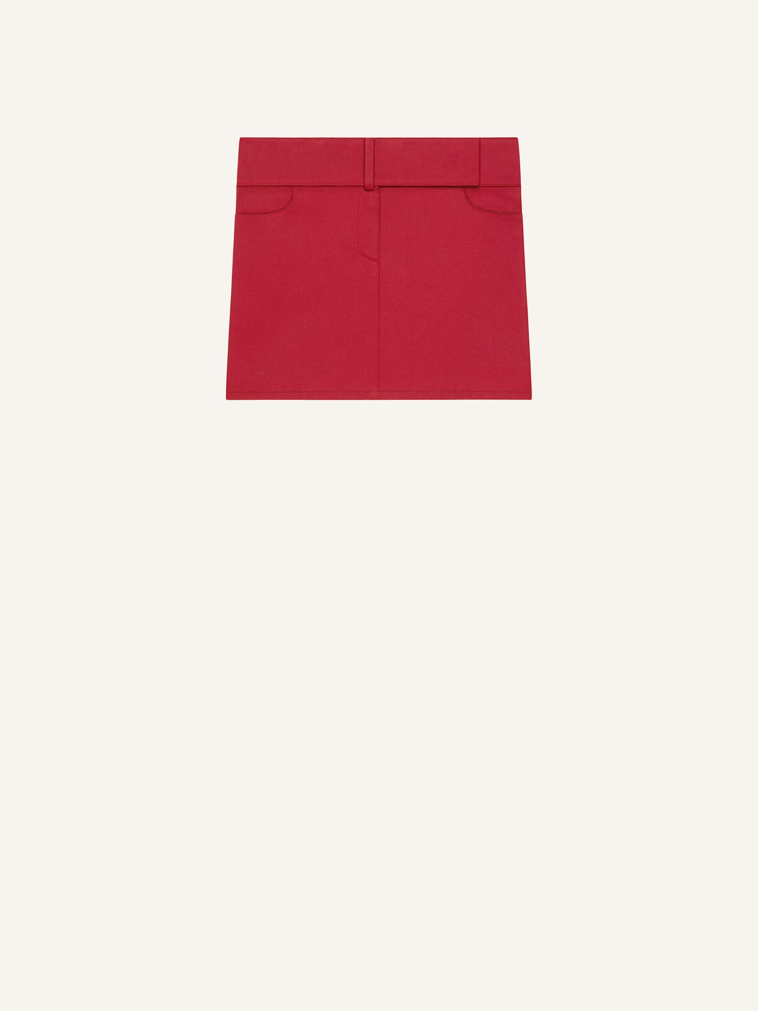 BELTED MINI SKIRT