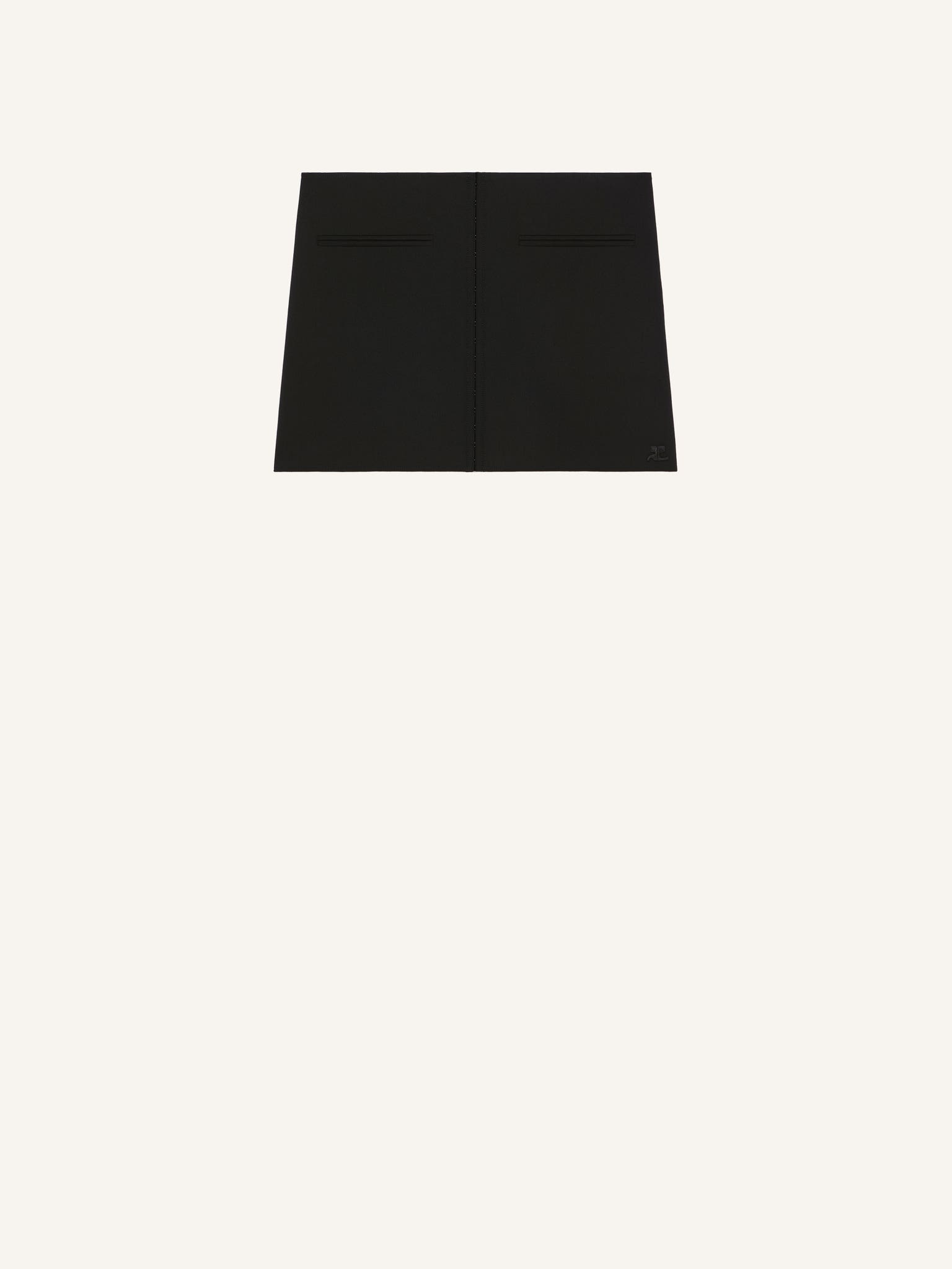 HERITAGE CLIPPED MINI SKIRT