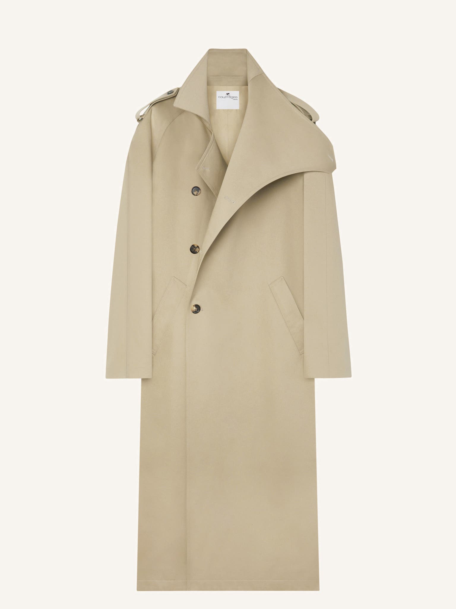 OBLIQUE TRENCH COAT