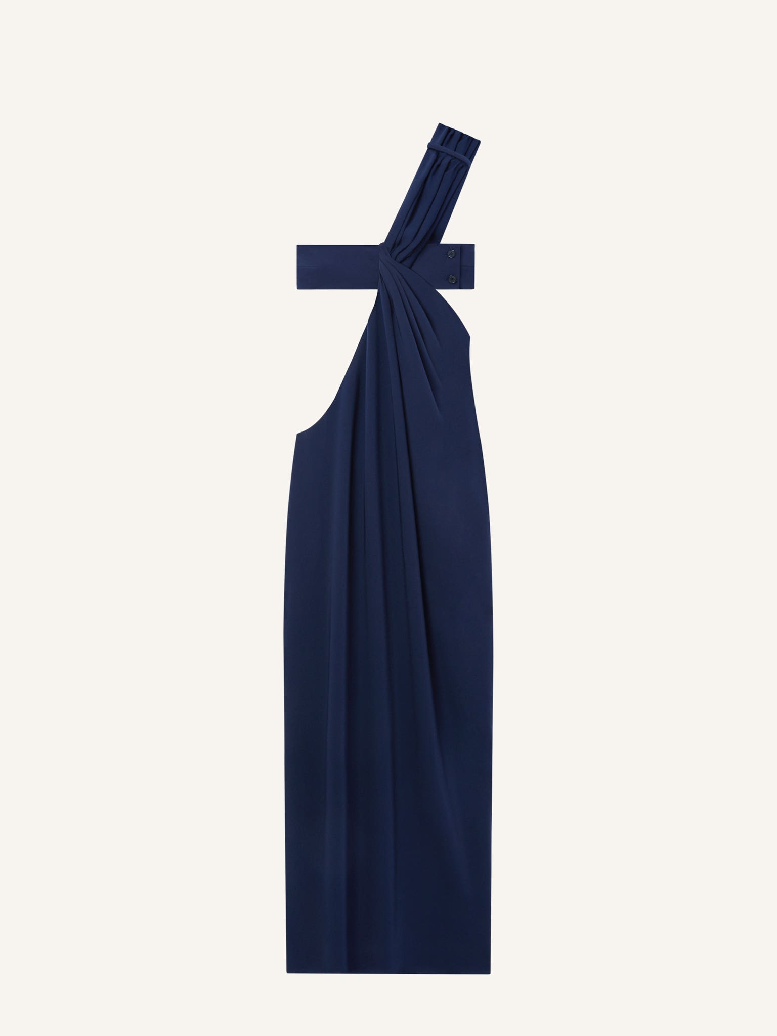 TWISTED DRAPED DRESS