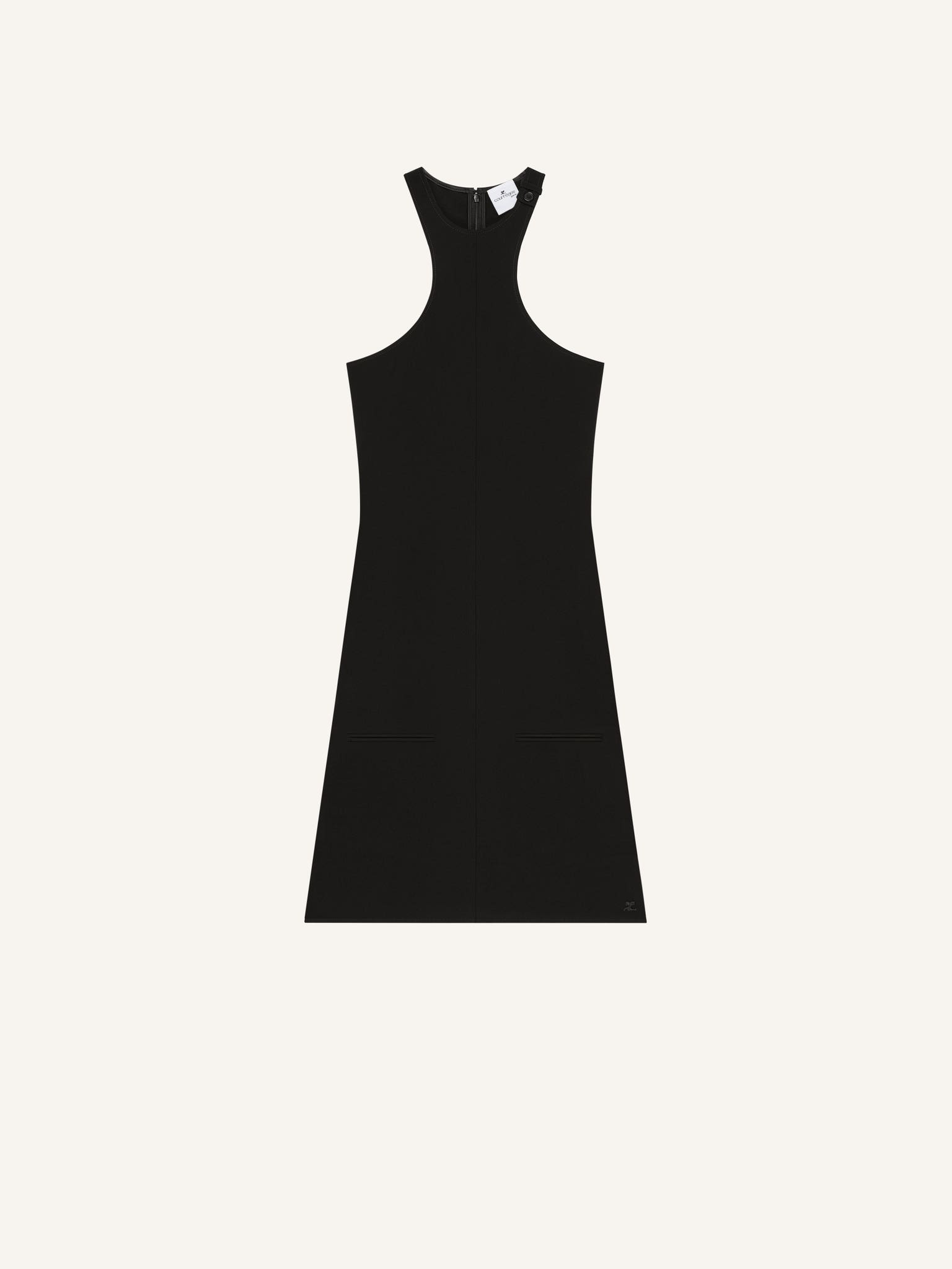 A-LINE SLEEVELESS SCUBA DRESS