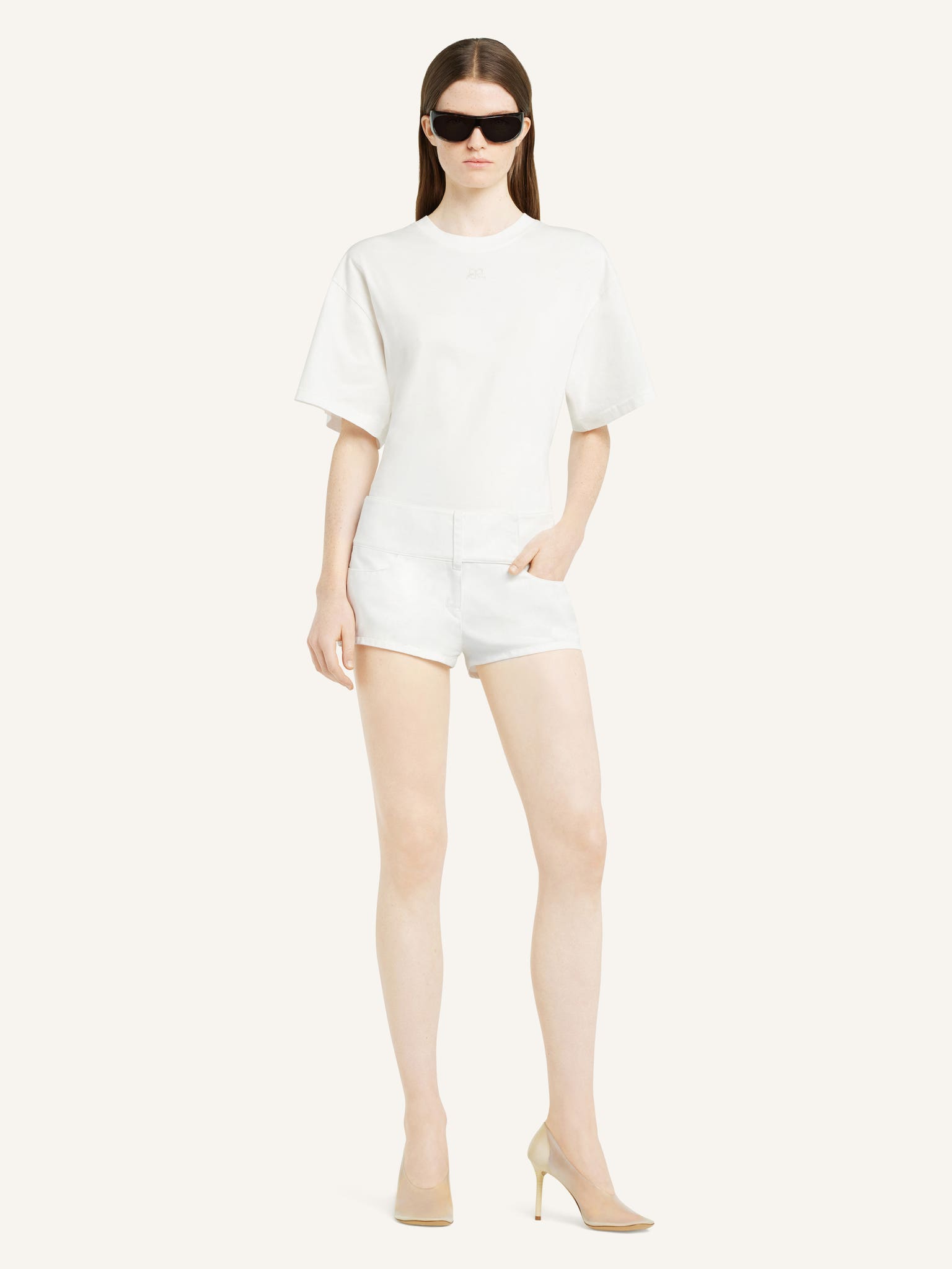 BELTED MINI SHORTS