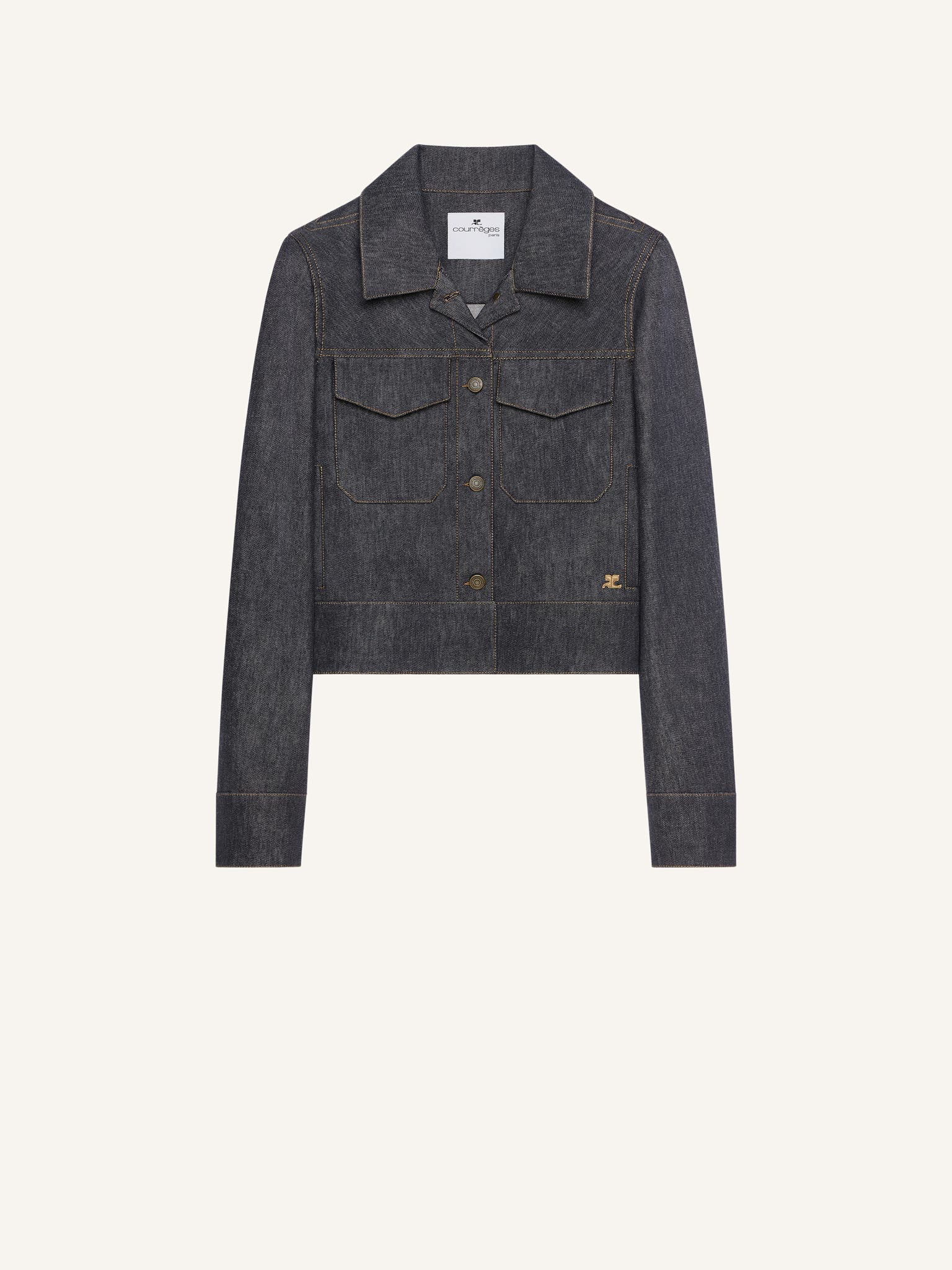 DENIM UTILITY TRUCKER JACKET