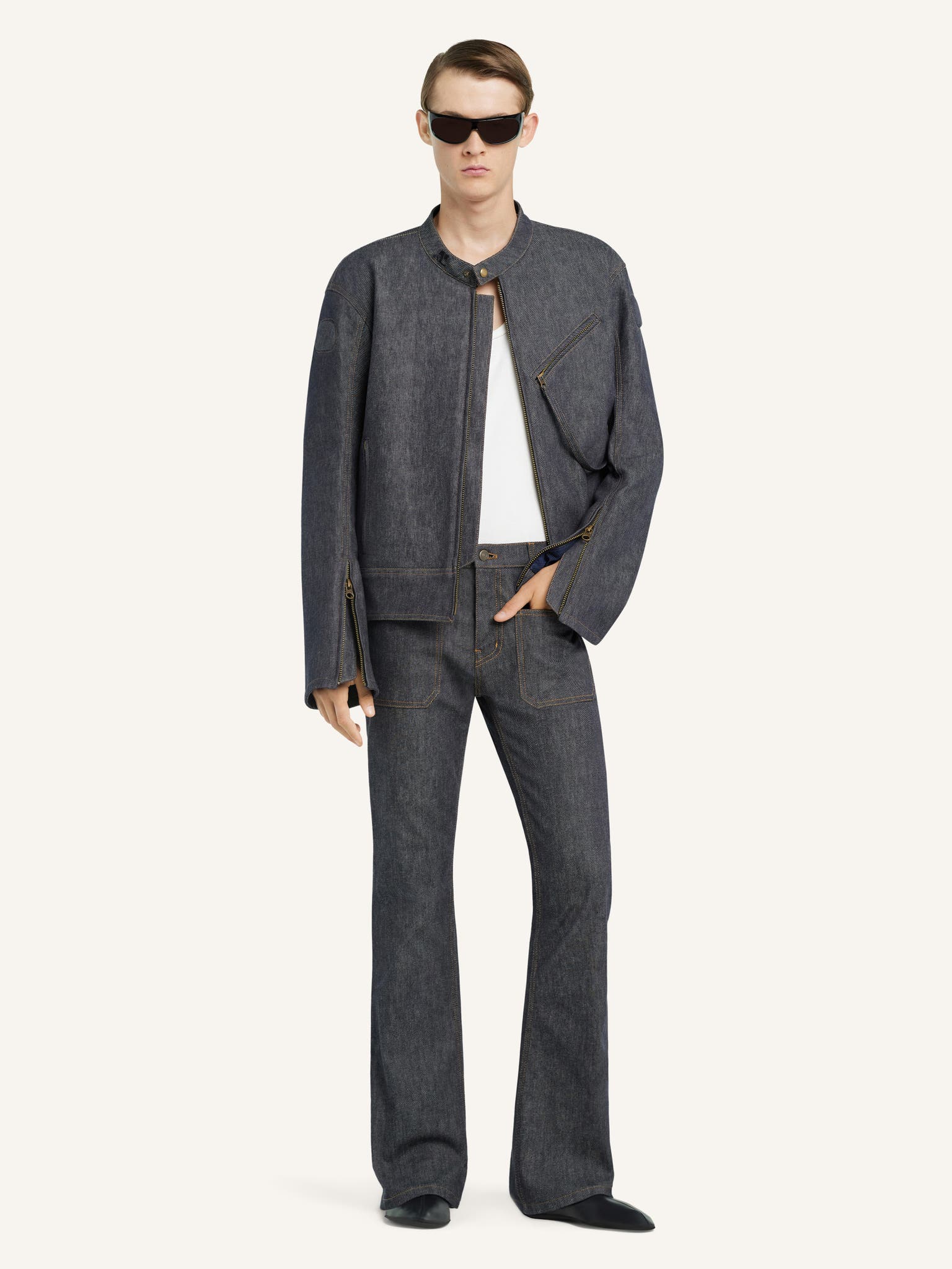 BOOTCUT DENIM PANTS