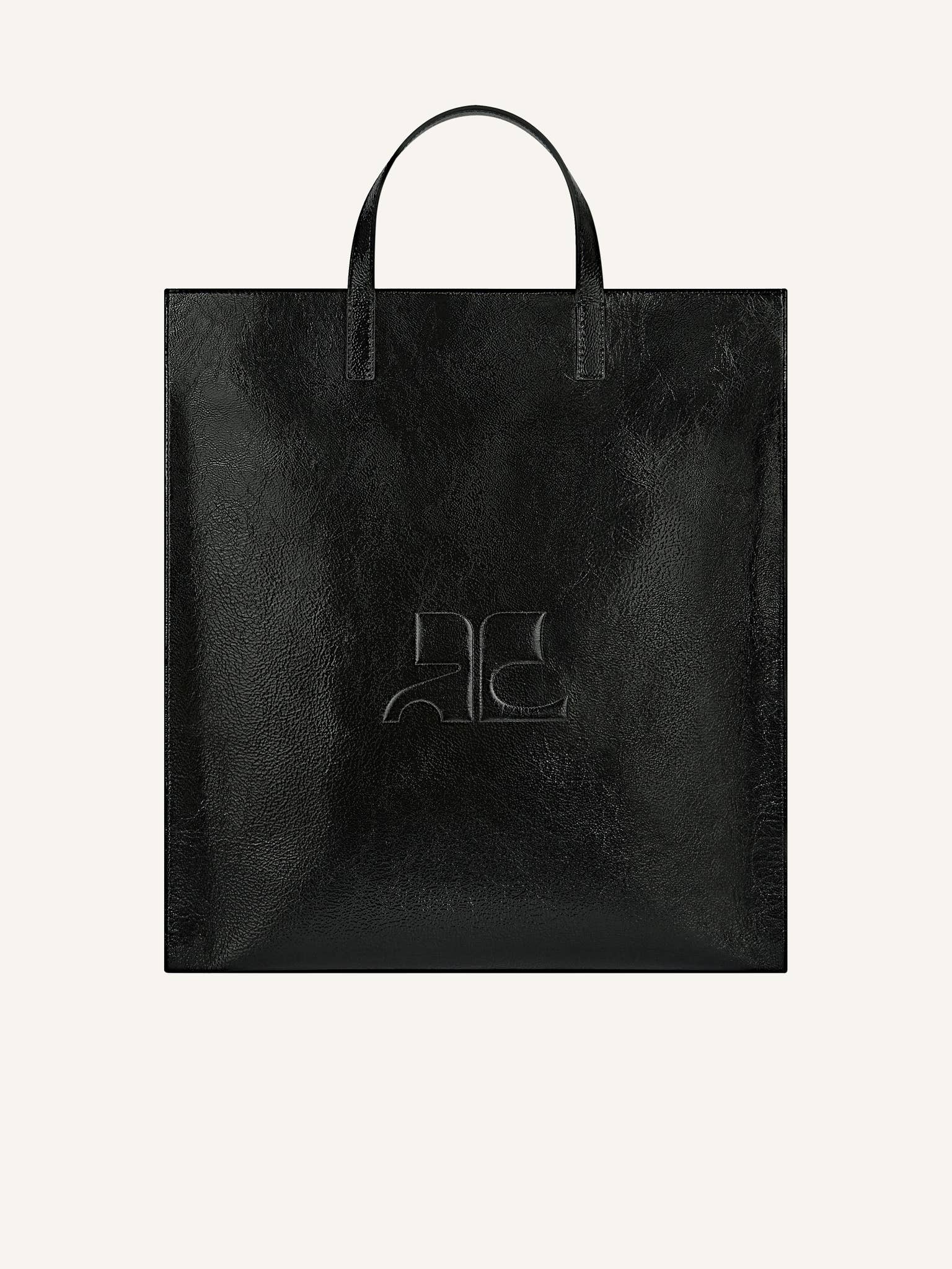 TOTE BAG AC EN CUIR NAPLACK