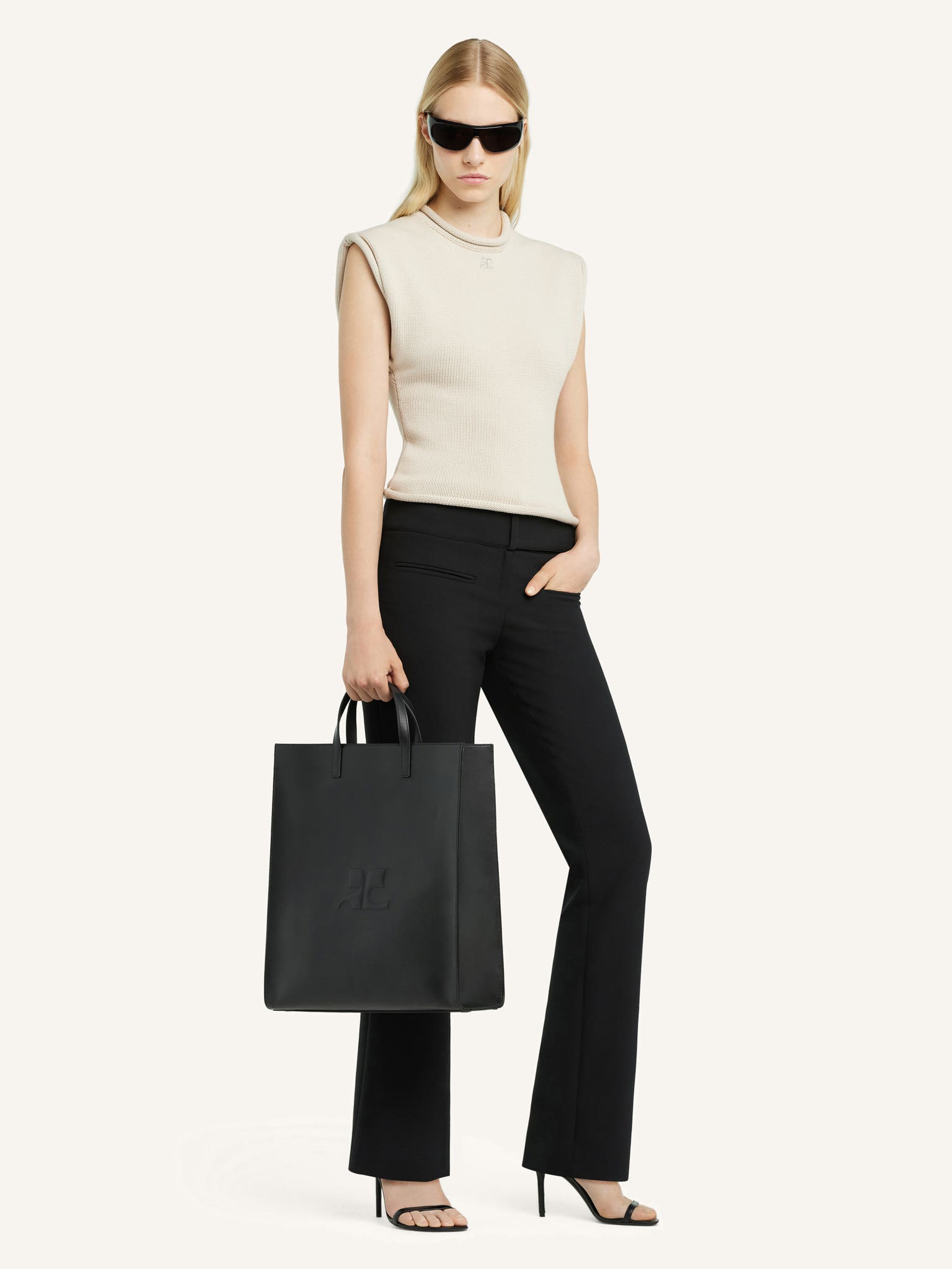 TOTE BAG AC EN CUIR