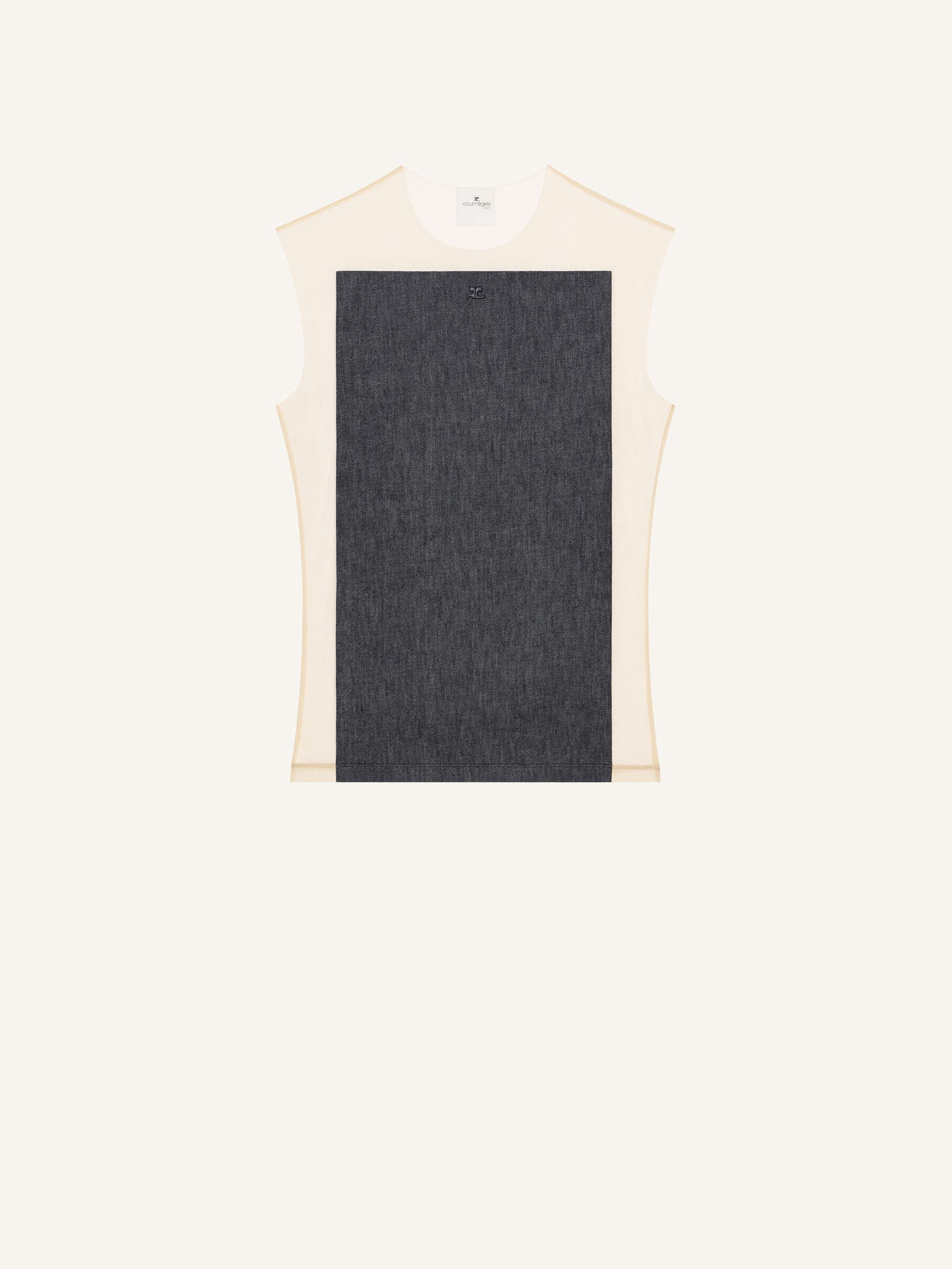 ILLUSION DENIM TOP