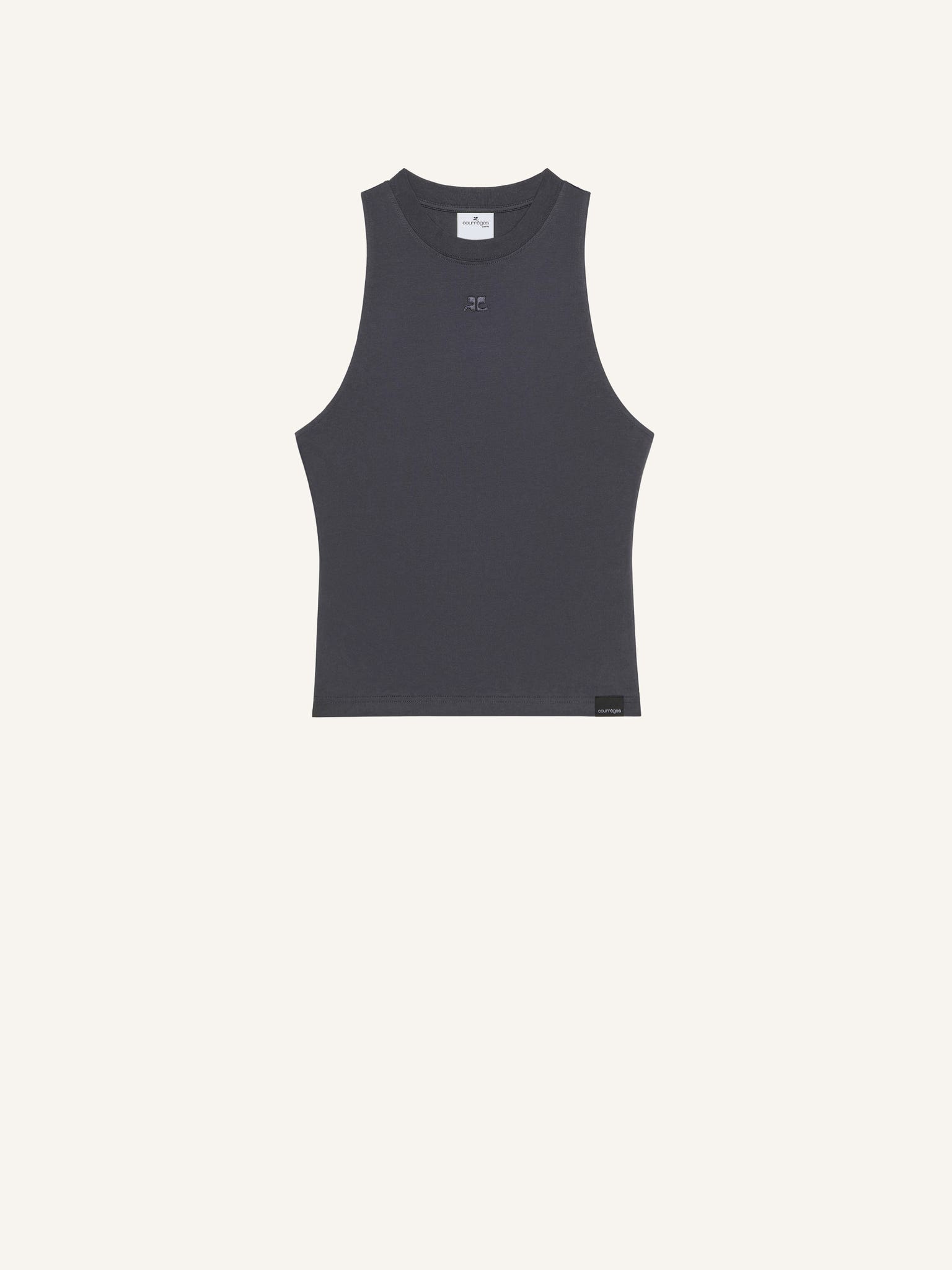 FITTED STONEWASHED TANK TOP