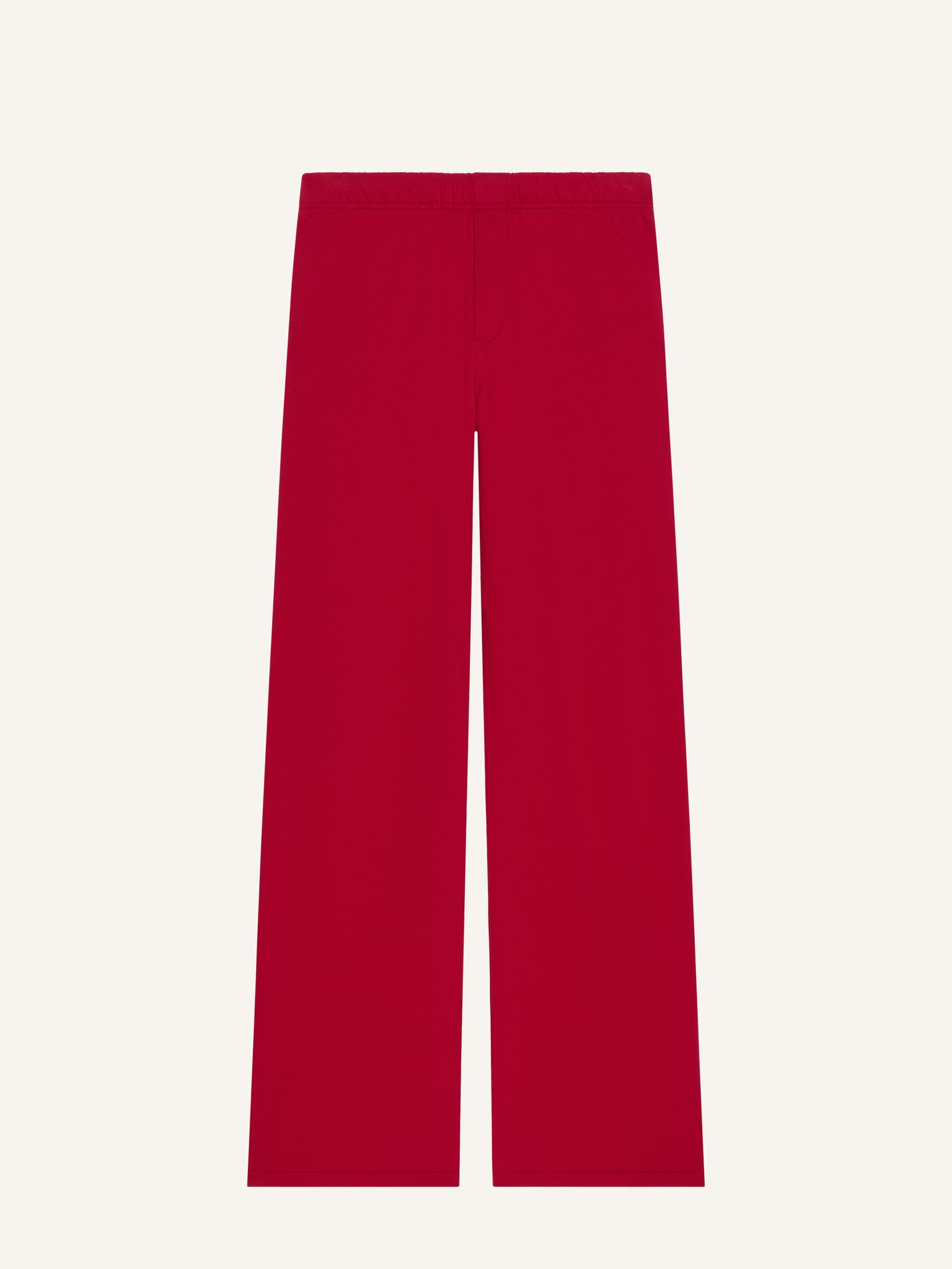 EMBROIDERED FLEECE PANTS