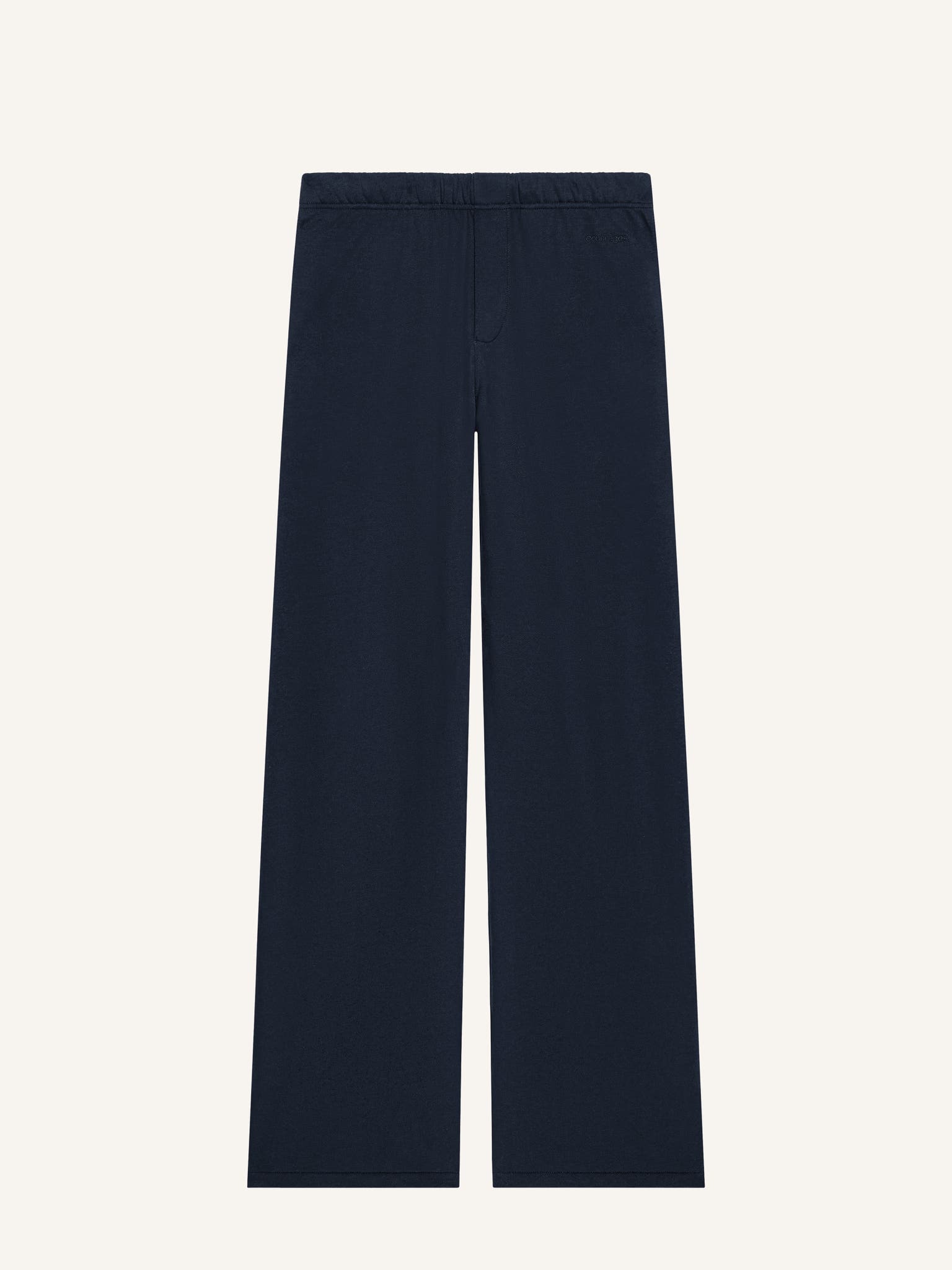 EMBROIDERED FLEECE PANTS