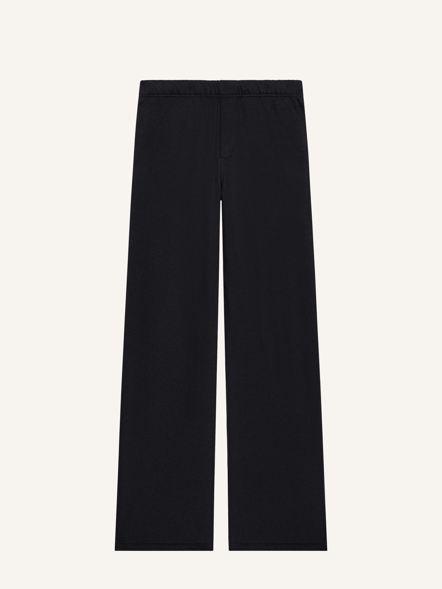 EMBROIDERED FLEECE PANTS