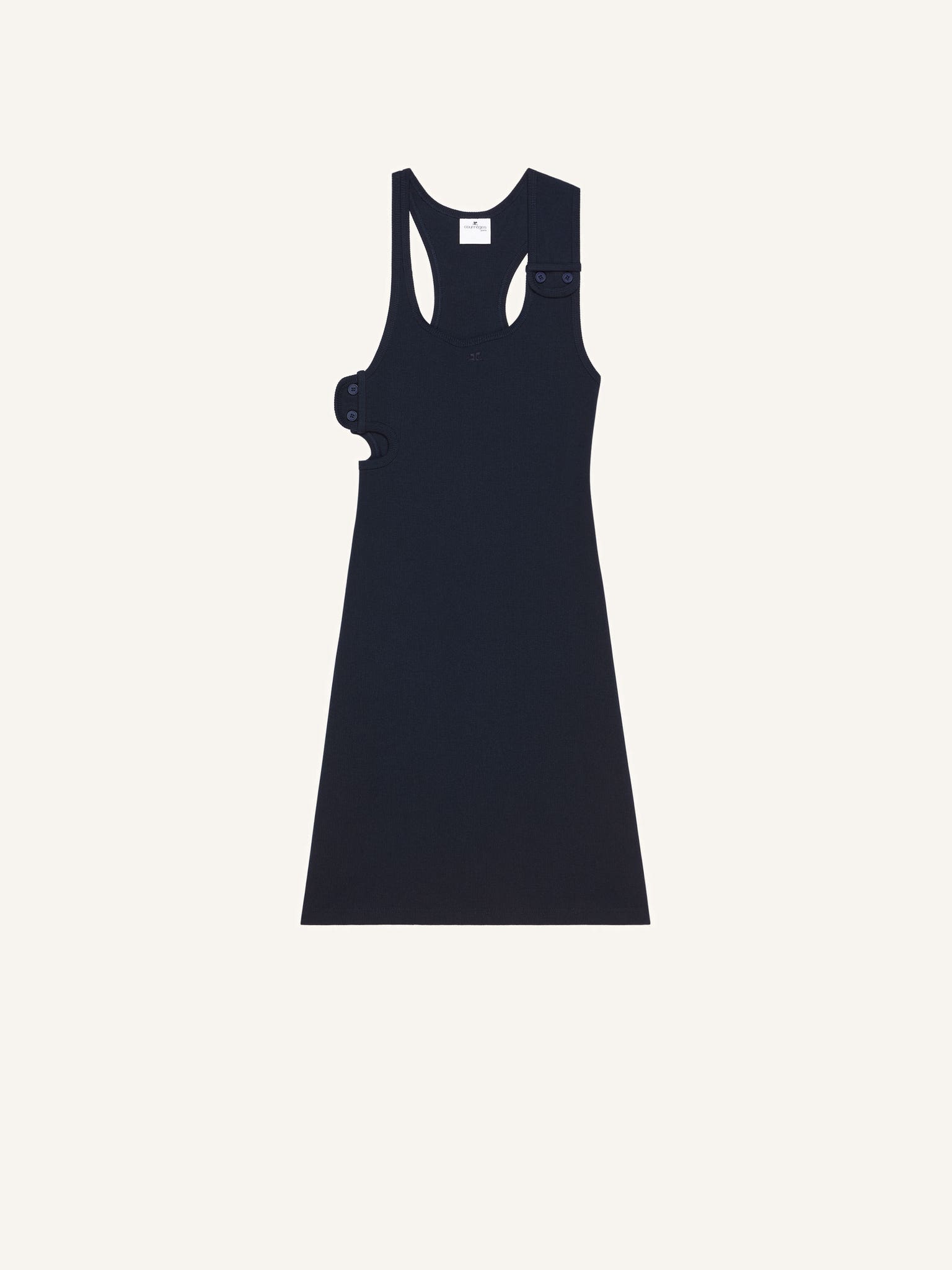 DOUBLE BUCKLE 90'S RIB DRESS