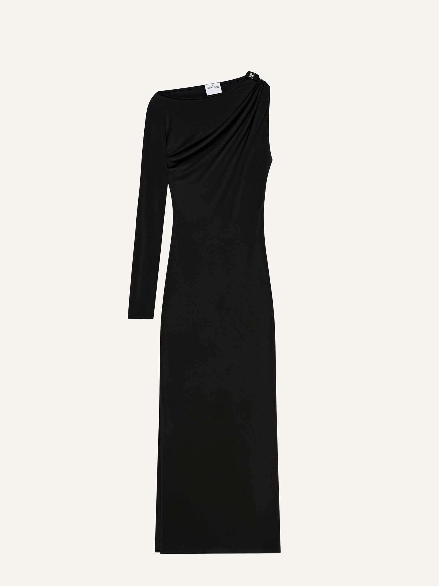 ROBE LONGUE ASYMÉTRIQUE