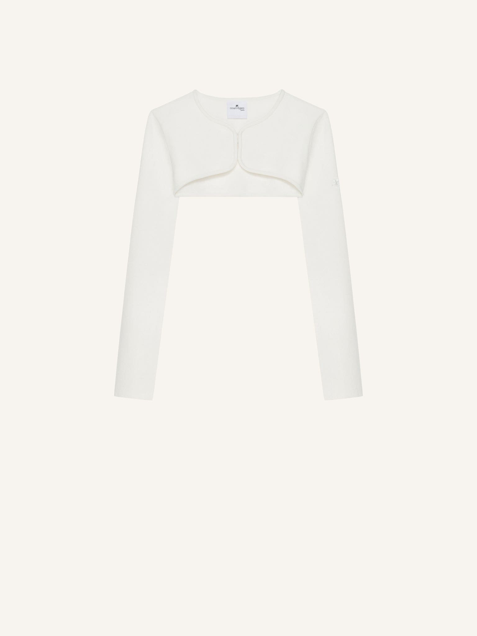 KNIT CROPPED CARDIGAN