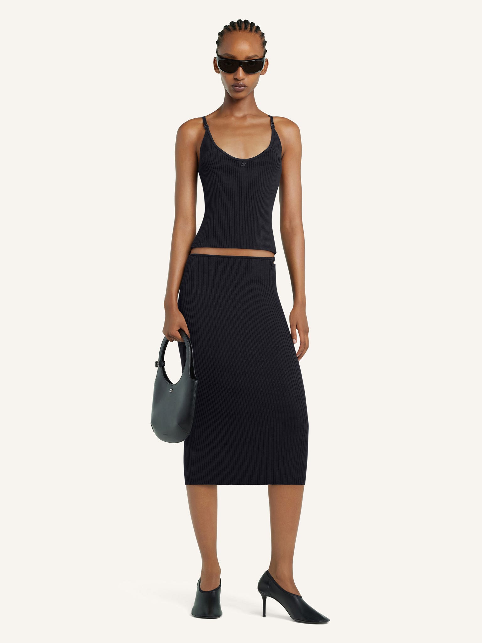 LOOP RIB KNIT SKIRT