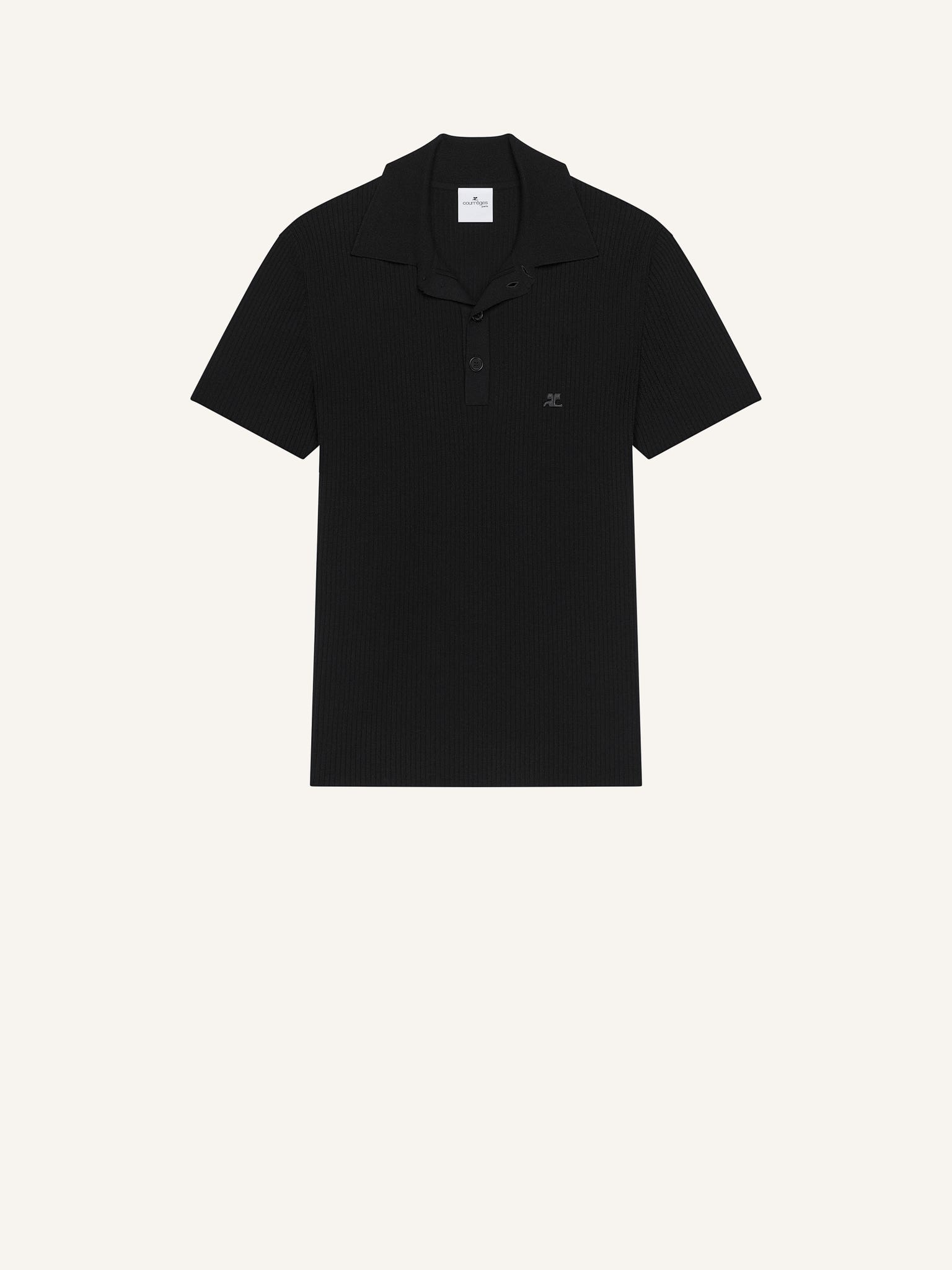 RIB KNIT POLO