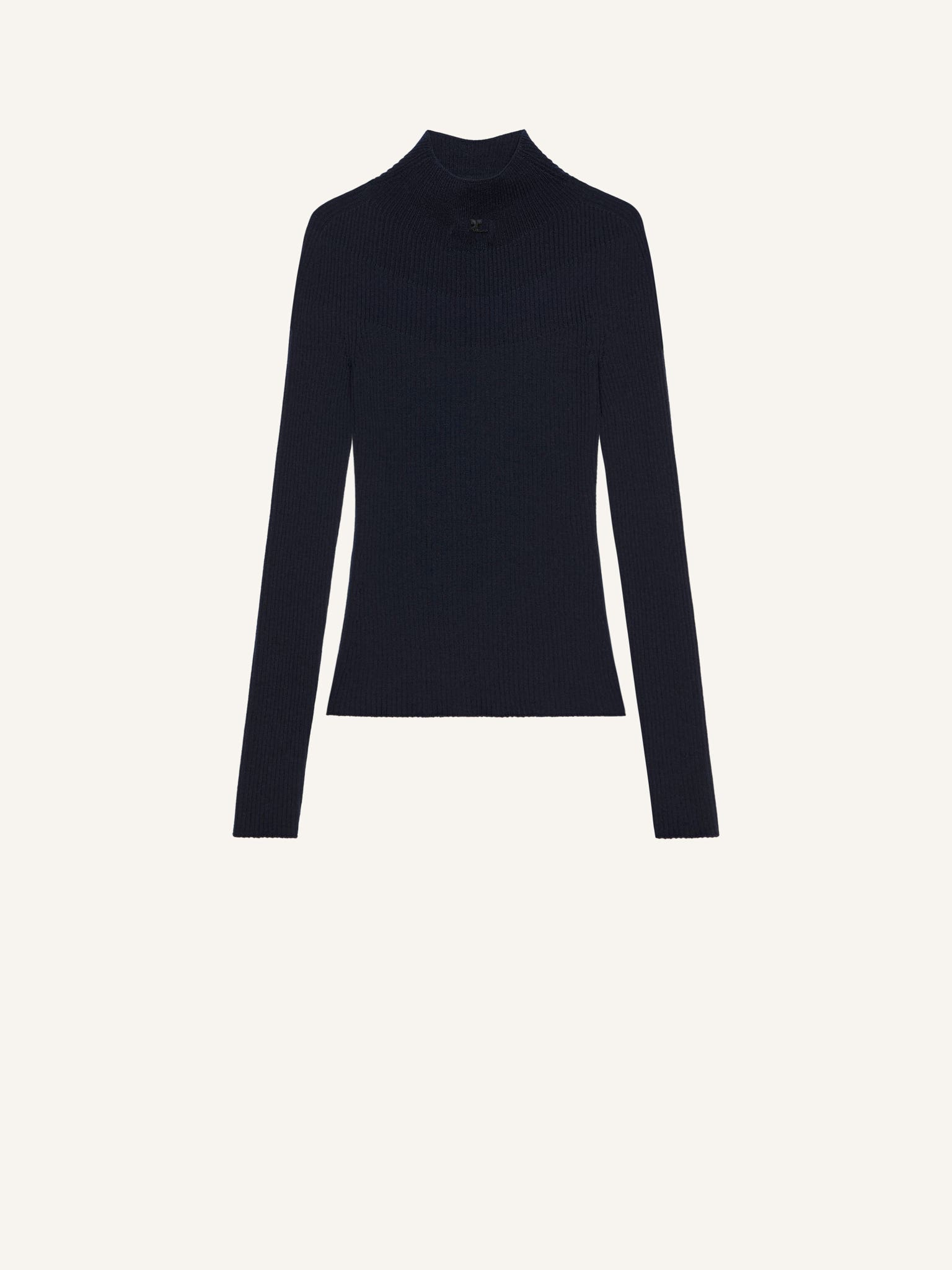 PULL COL MONTANT EN MAILLE