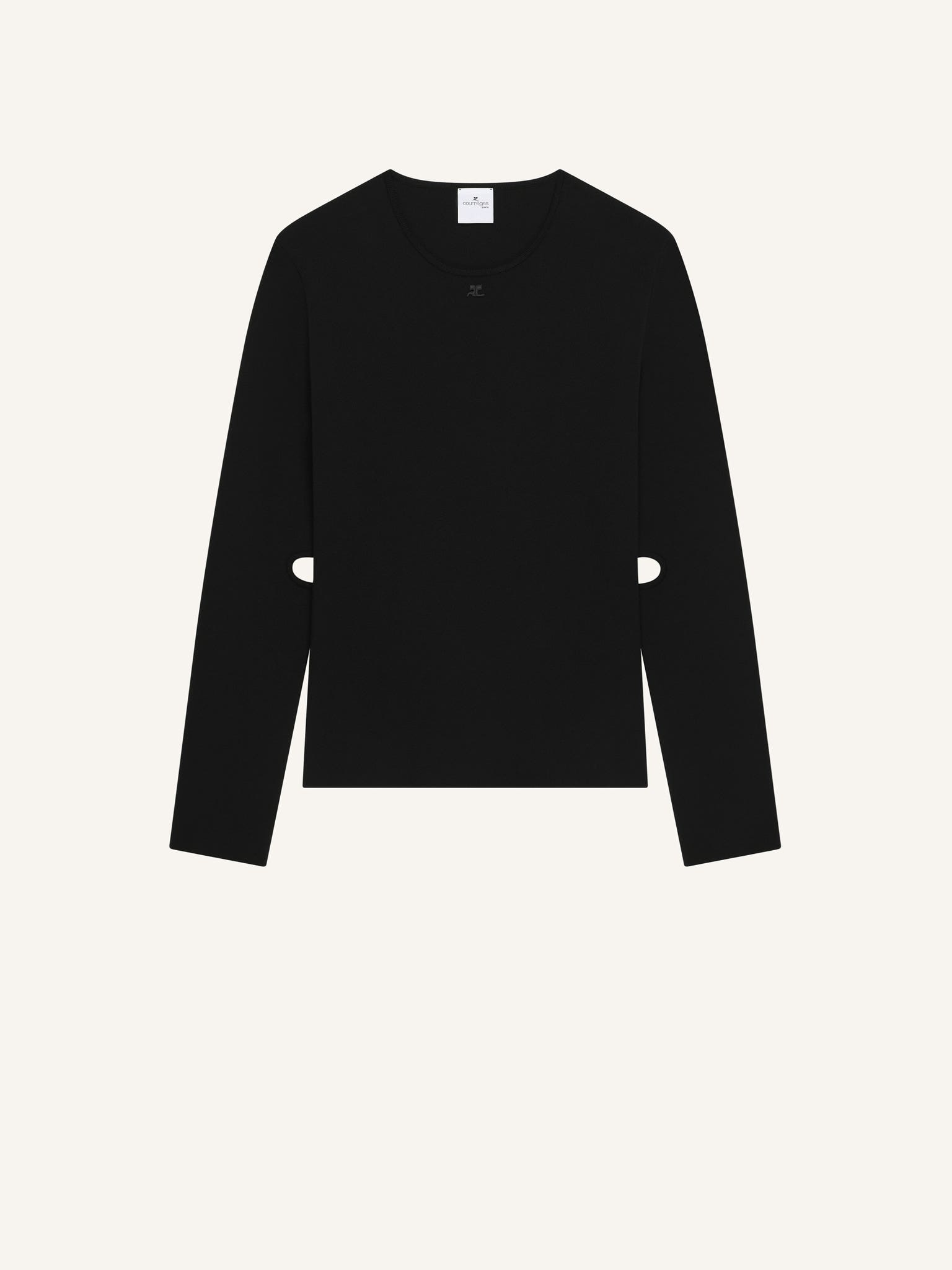 CUT-OUT KNIT SWEATER