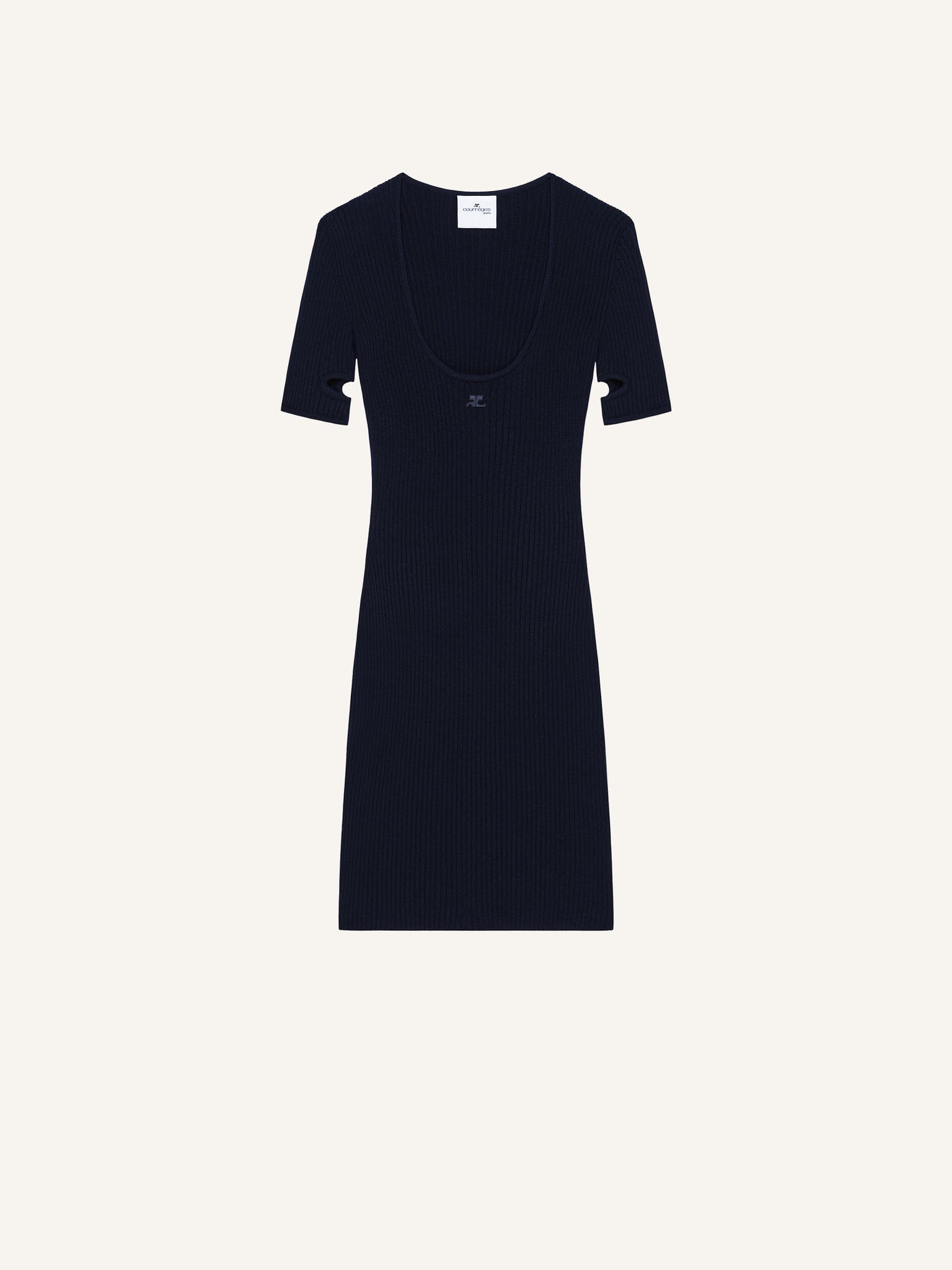 MINI ROBE CUT-OUT EN MAILLE