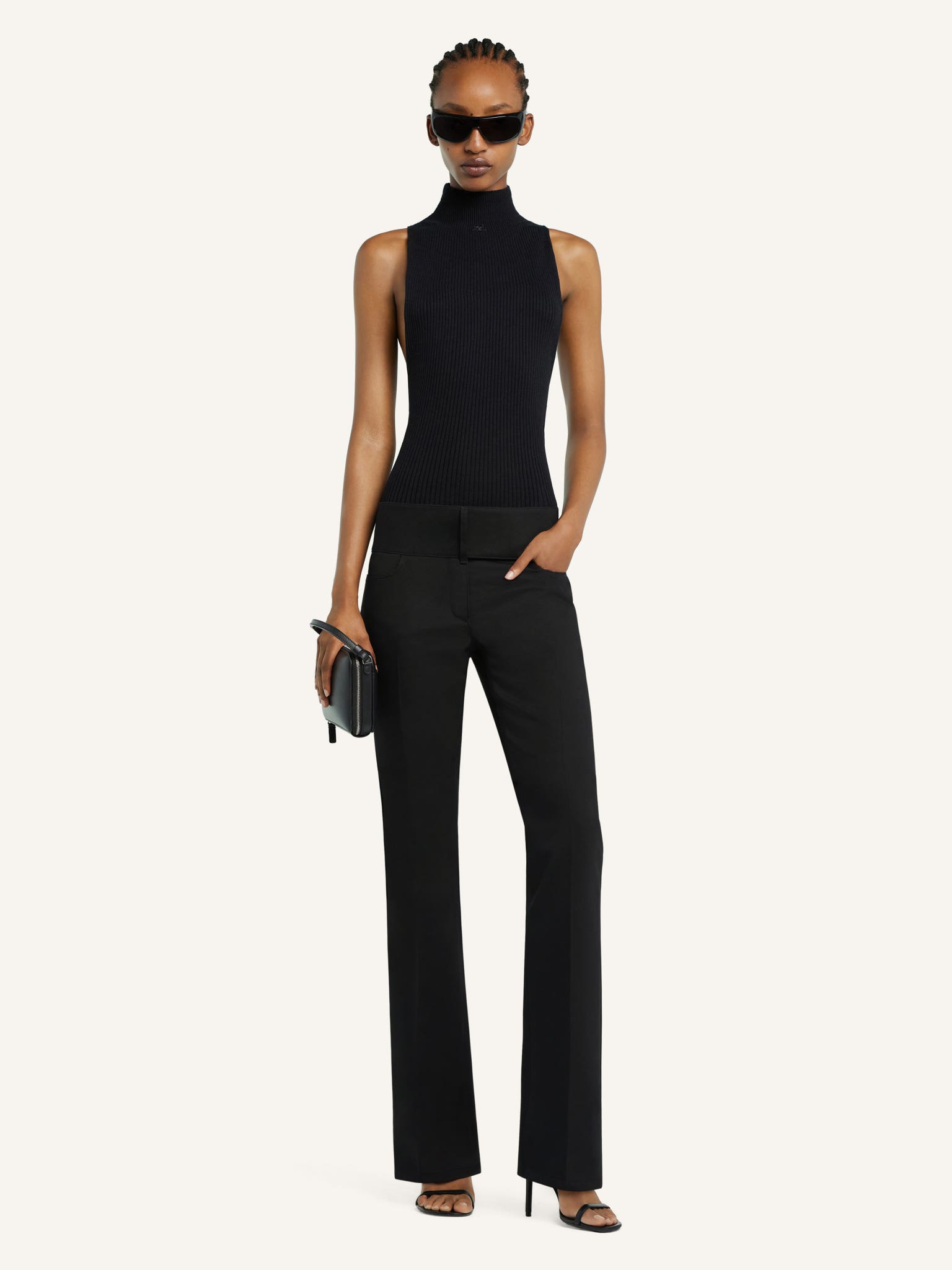 MOCKNECK LIGHT RIB TOP