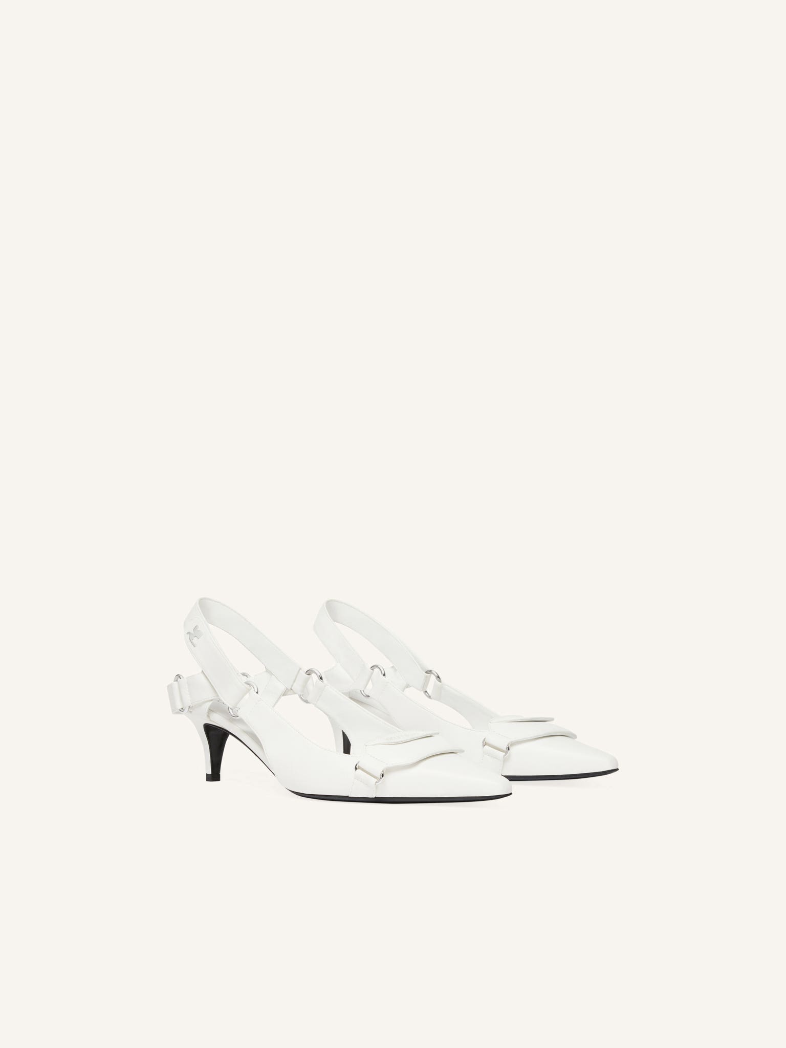 RACER LEATHER SLINGBACKS
