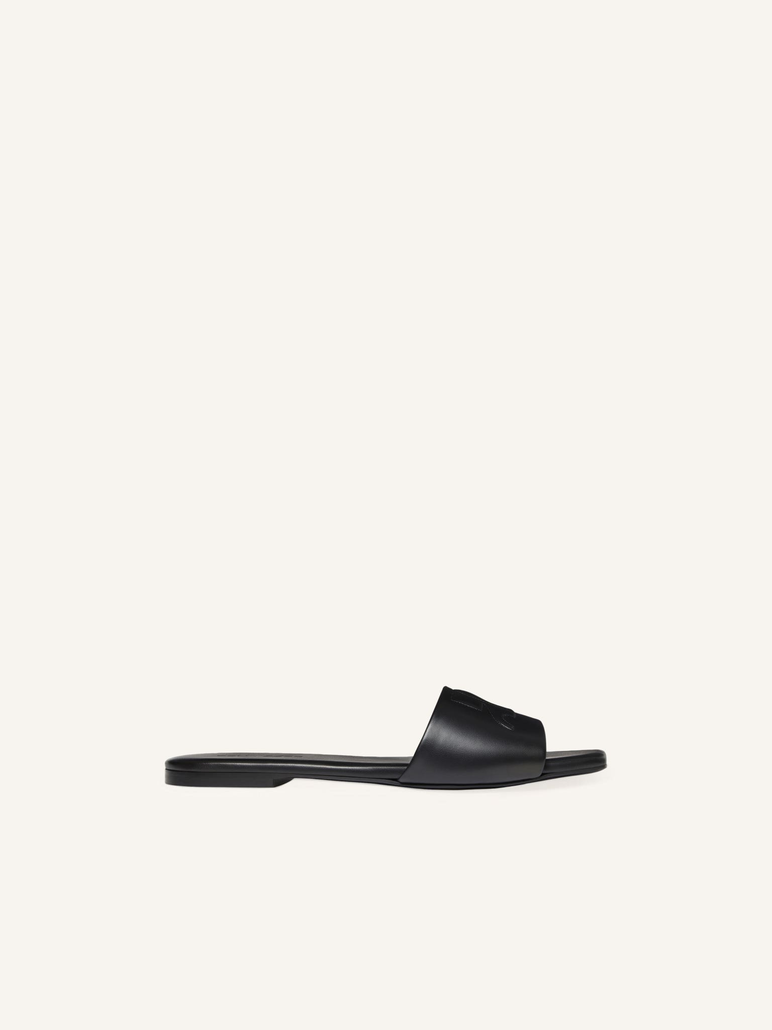SHADOW LEATHER MULES