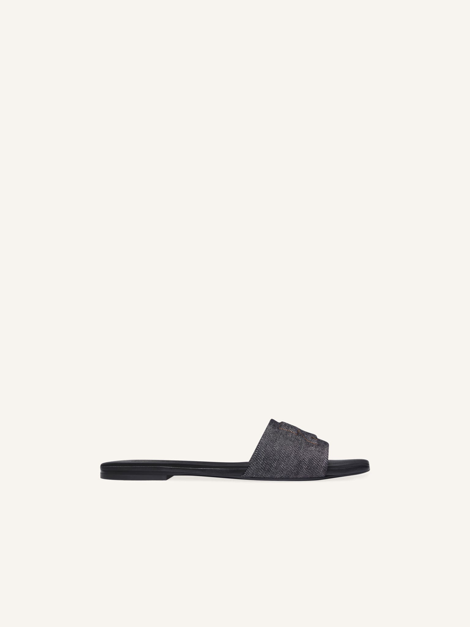 SHADOW DENIM MULES