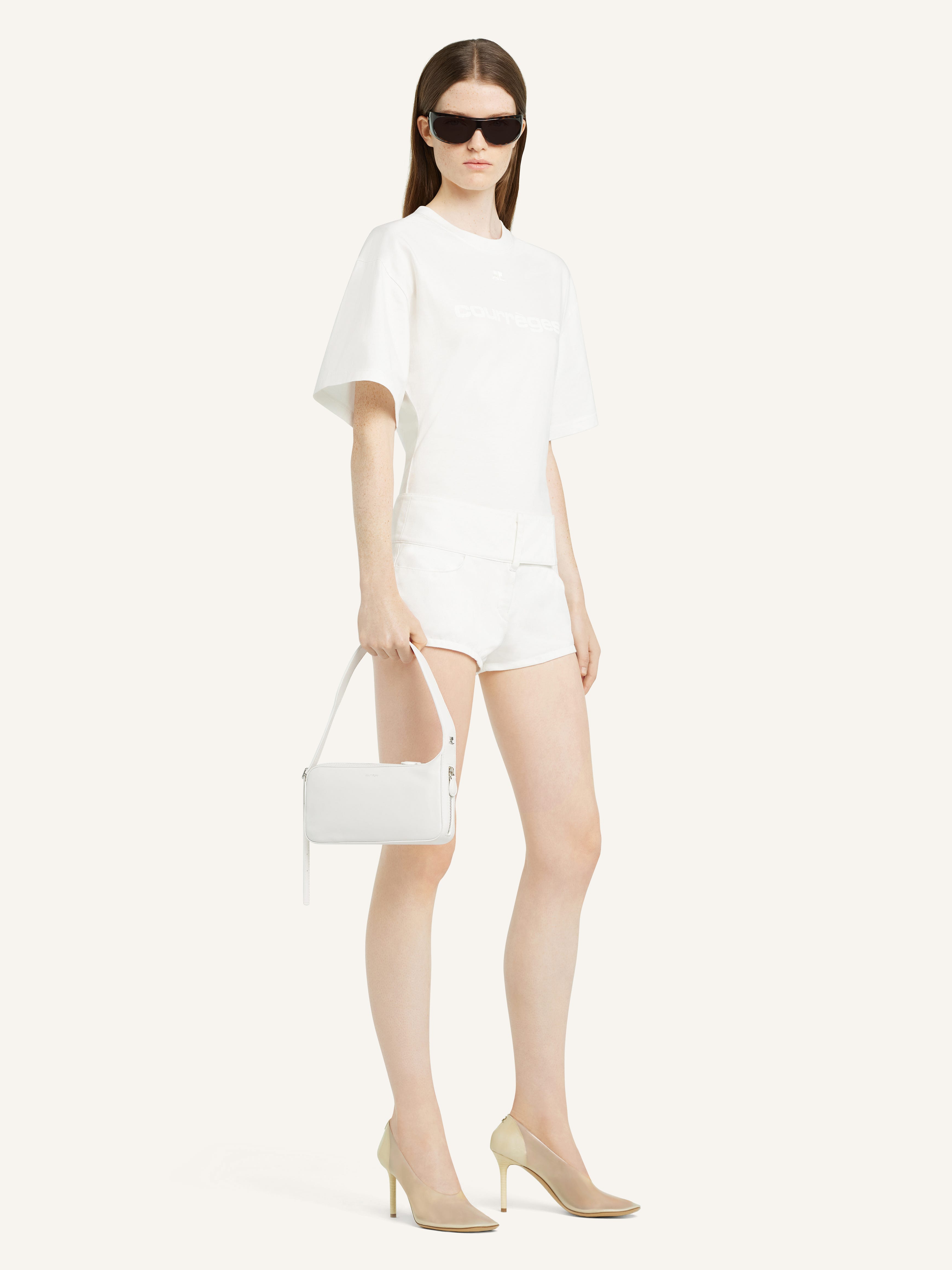 RACER LEATHER BAG - courrèges