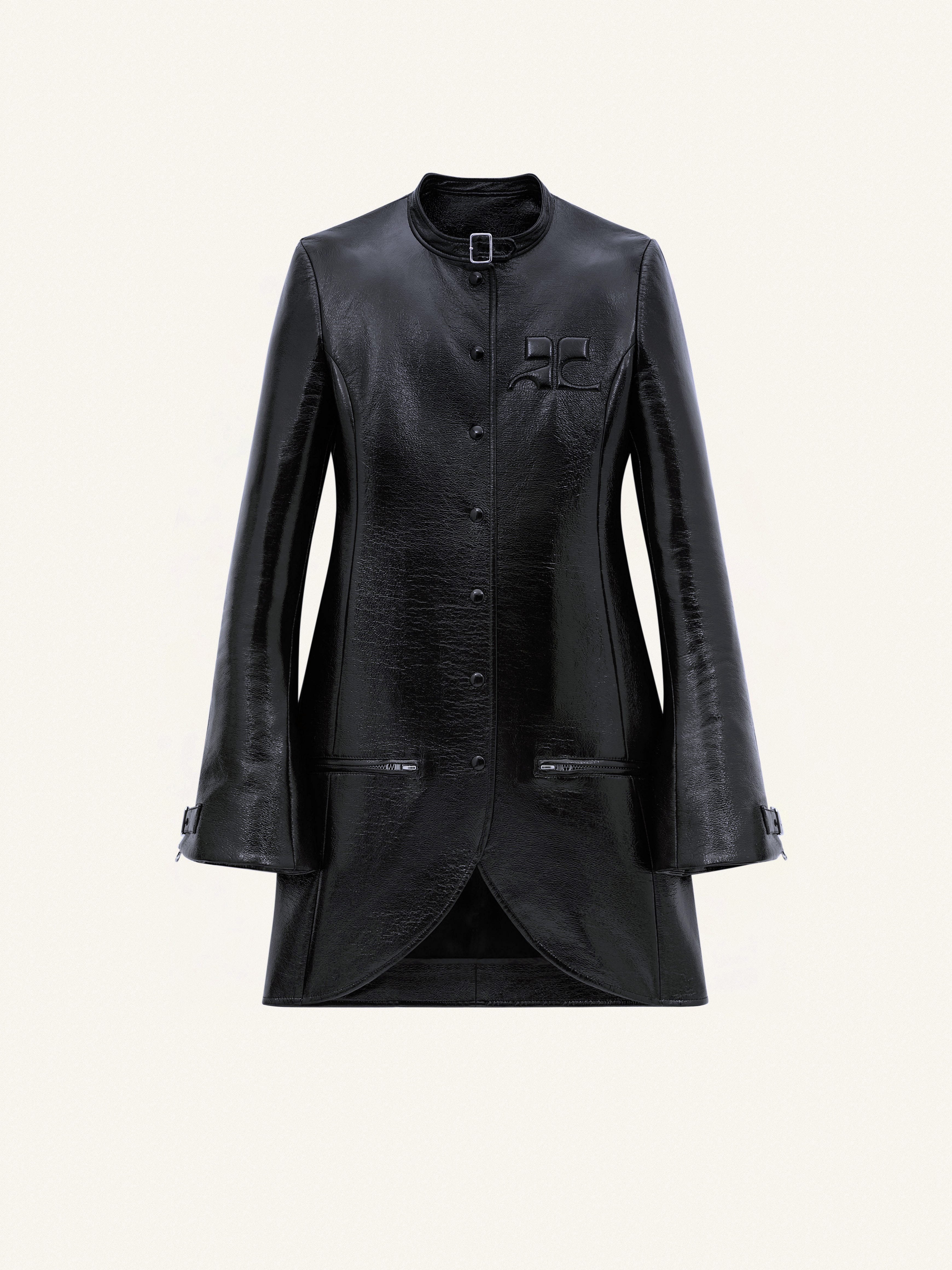 Womens vinyl coat cheap