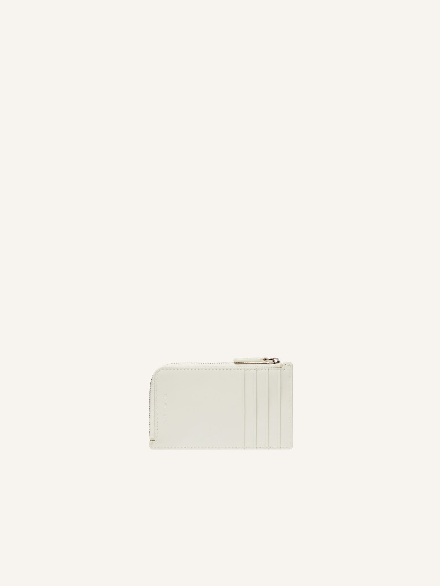 PORTE CARTE ZIPPÉ EN CUIR
