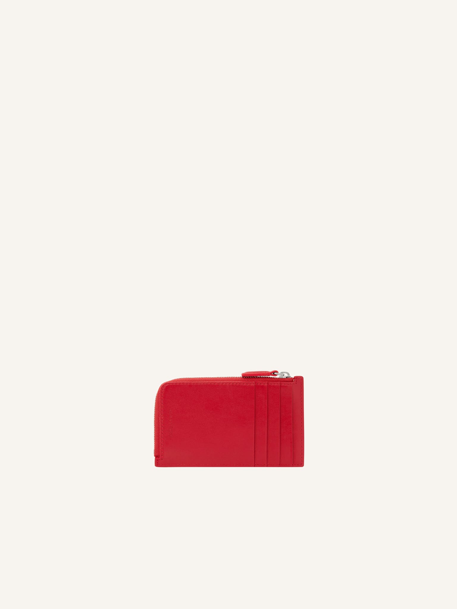 PORTE CARTE ZIPPÉ EN CUIR