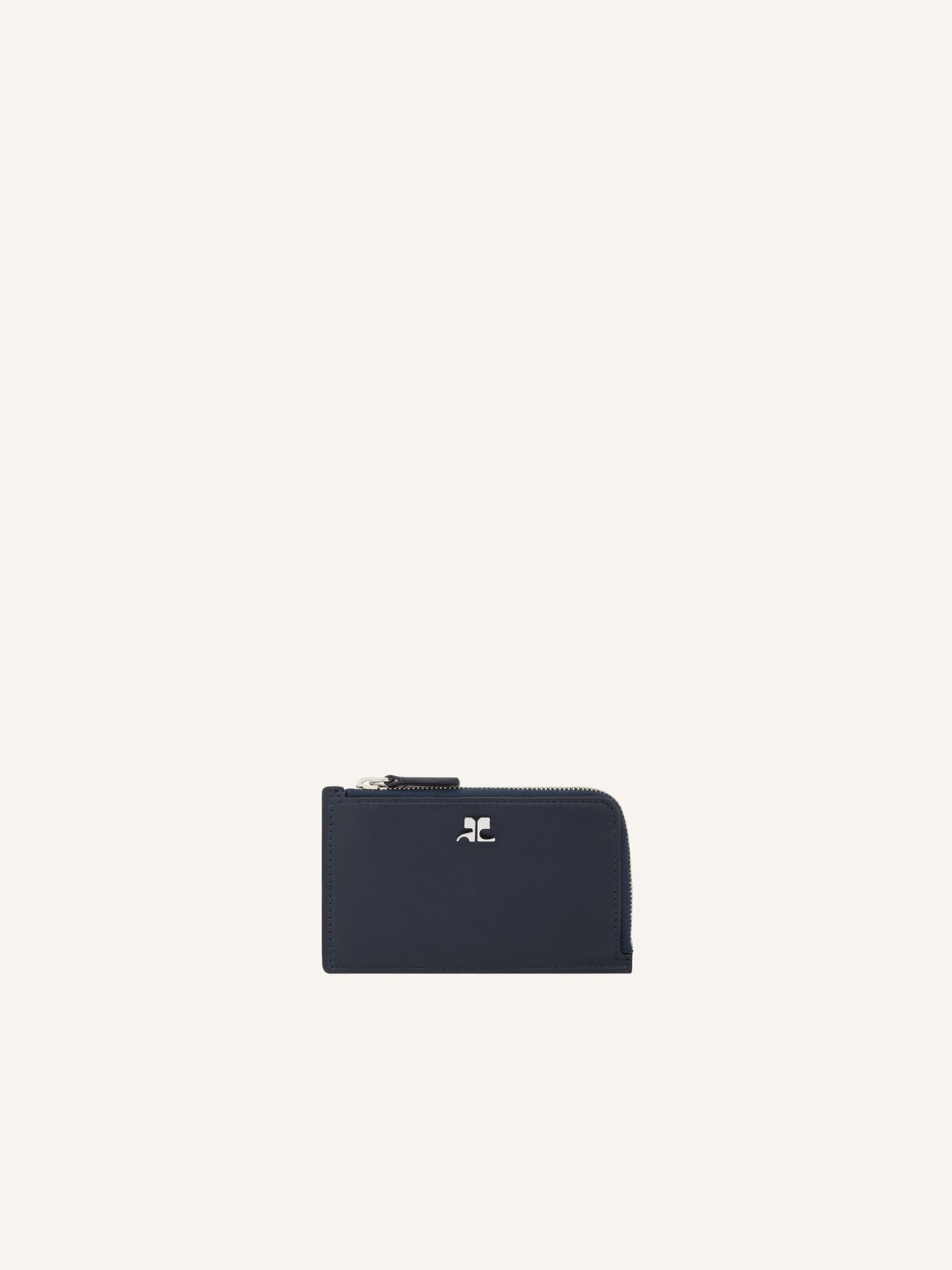 PORTE CARTE ZIPPÉ EN CUIR
