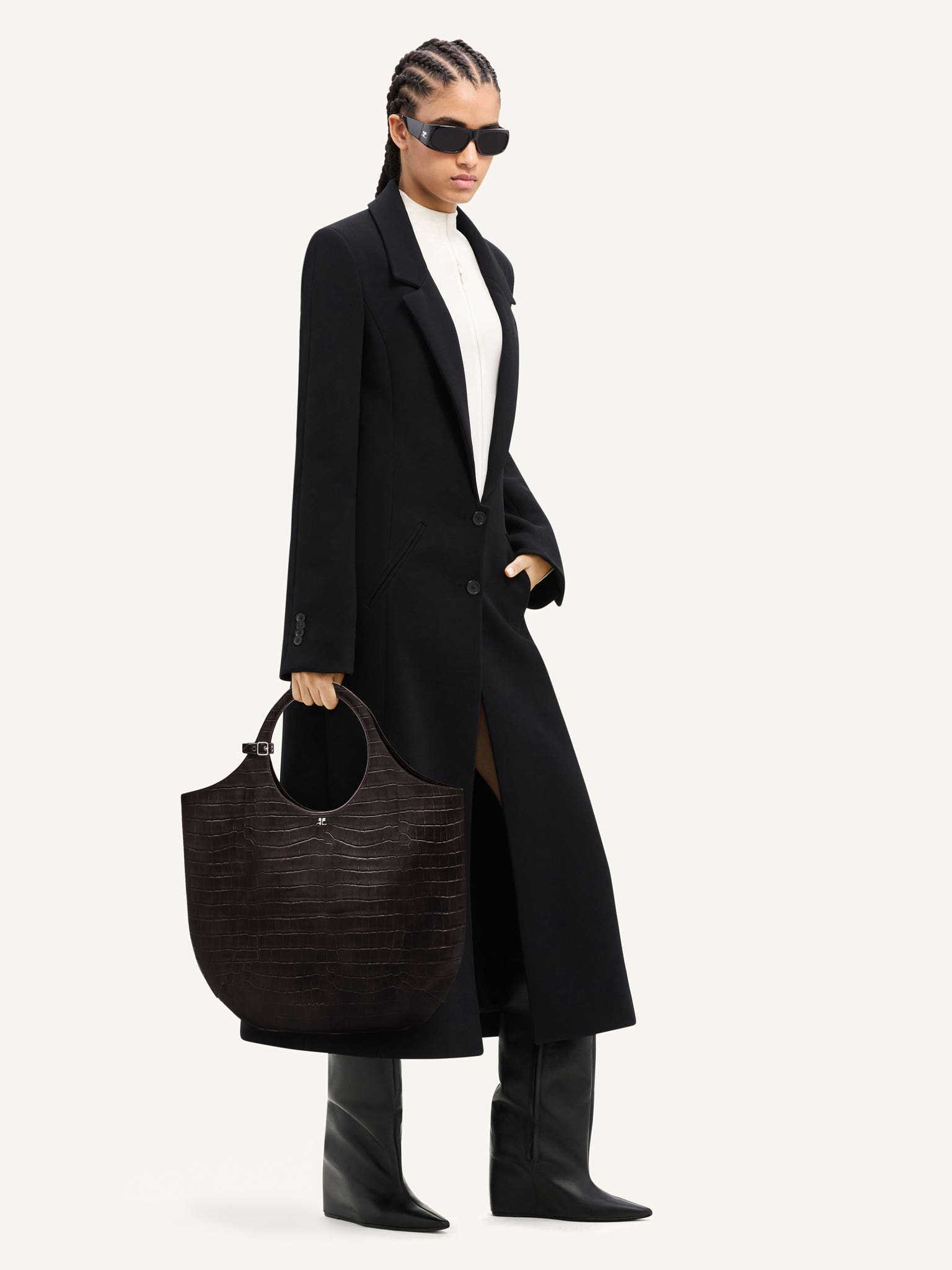 HOLY BAG LARGE FAÇON CROCO