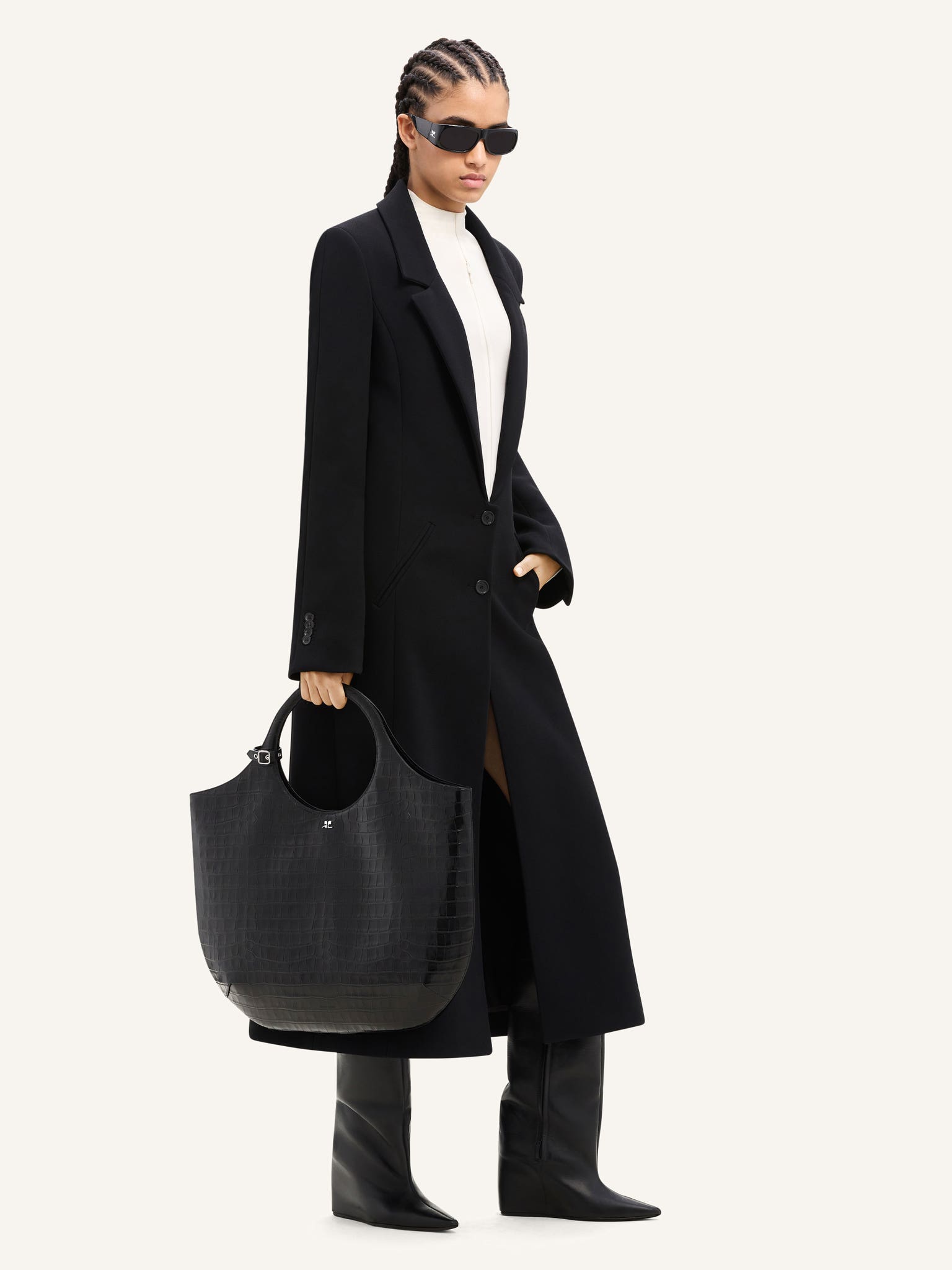 HOLY BAG LARGE FAÇON CROCO