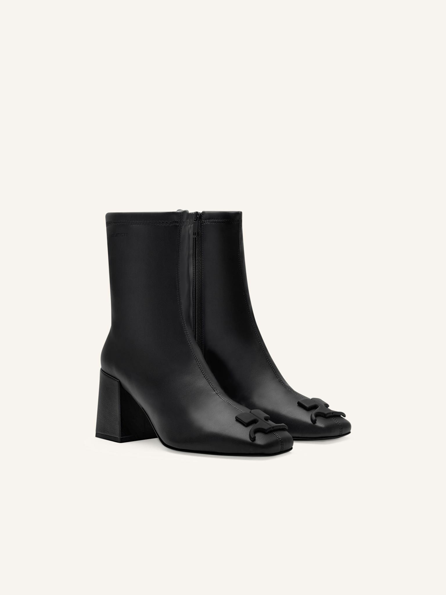 BOTTINES RÉÉDITION EFFET CUIR STRETCH