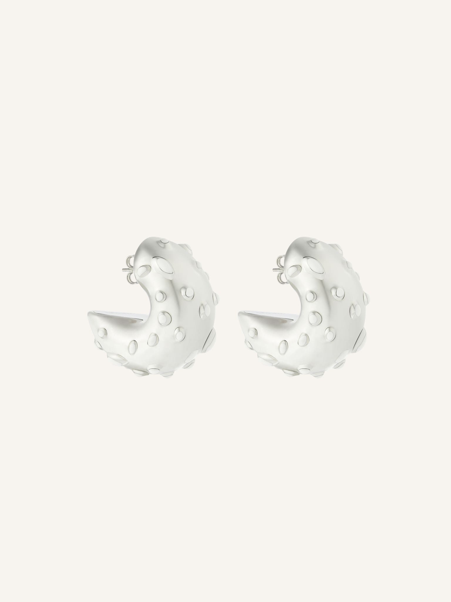 BOUCLES D'OREILLES INFINI MOUCHETÉES