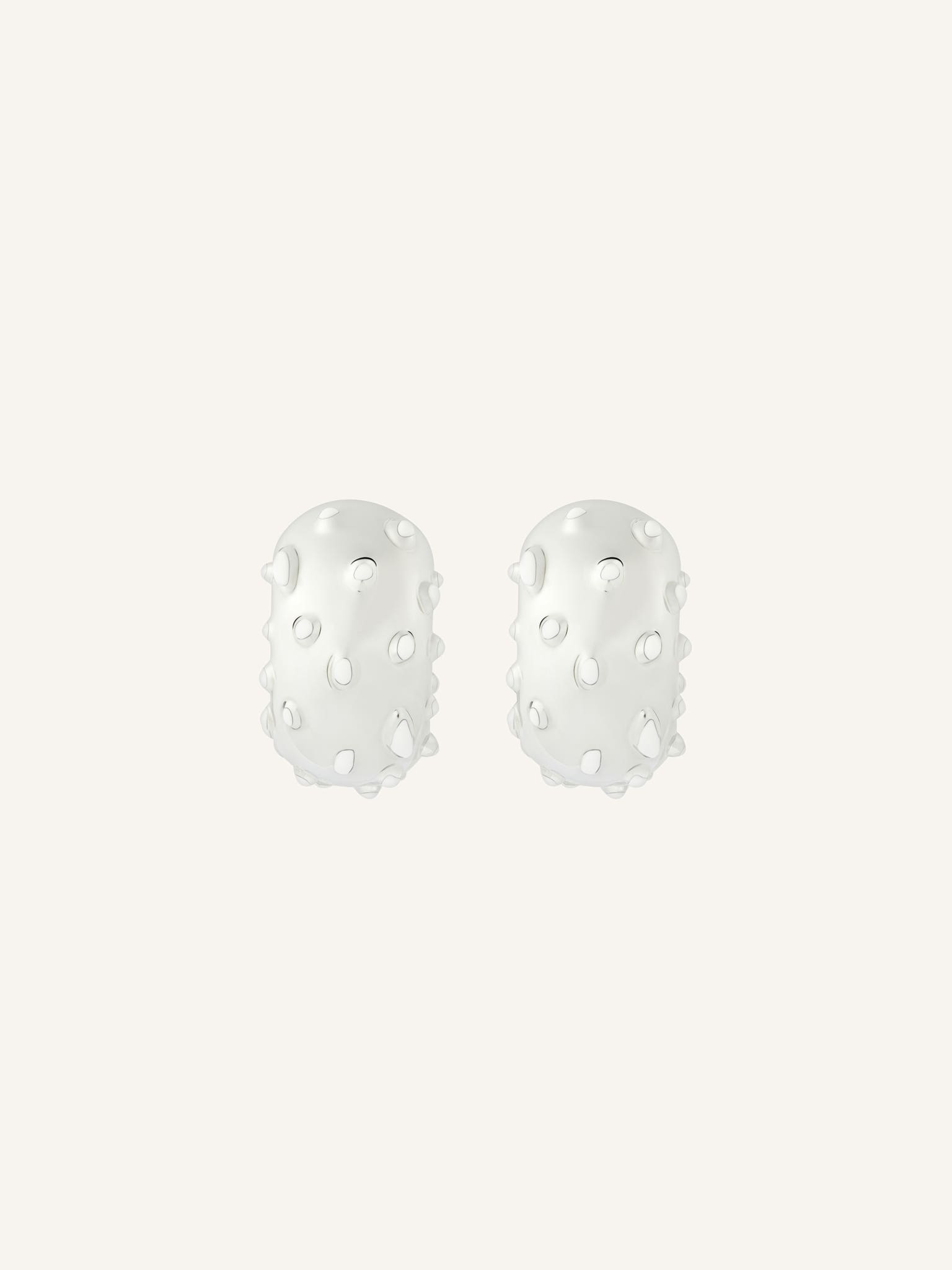 BOUCLES D'OREILLES INFINI MOUCHETÉES