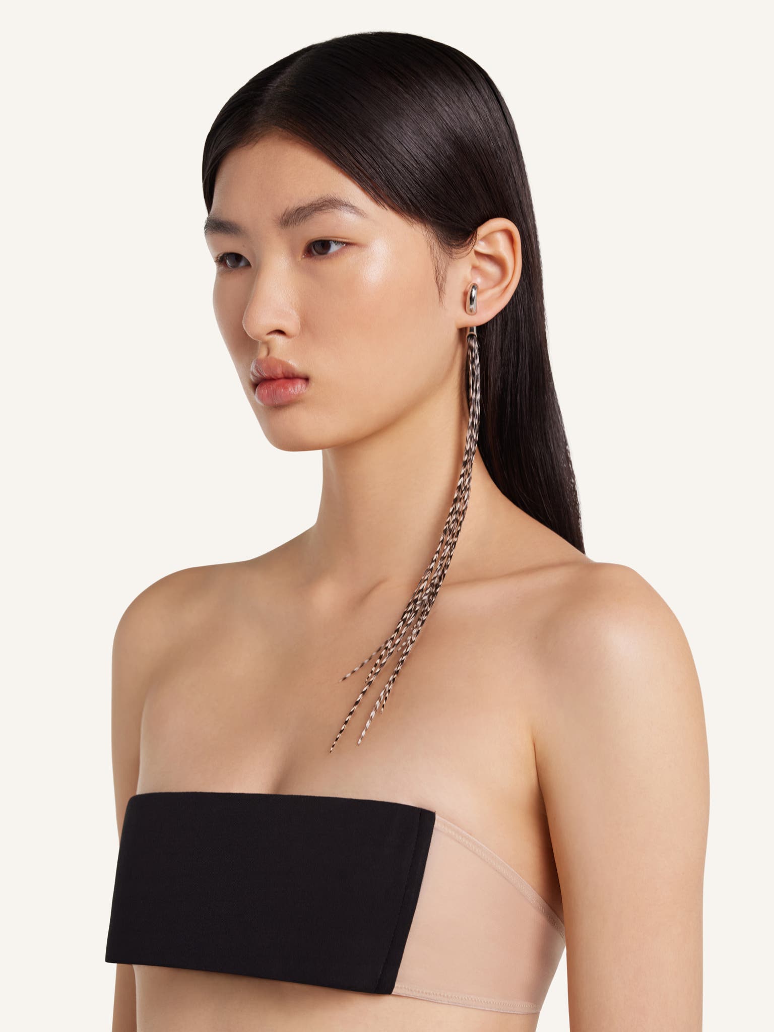 BOUCLE D'OREILLE PLUME