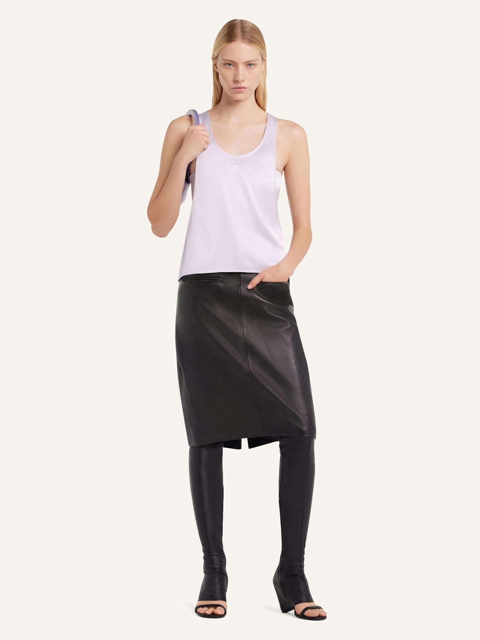 INFINITY SATIN TOP