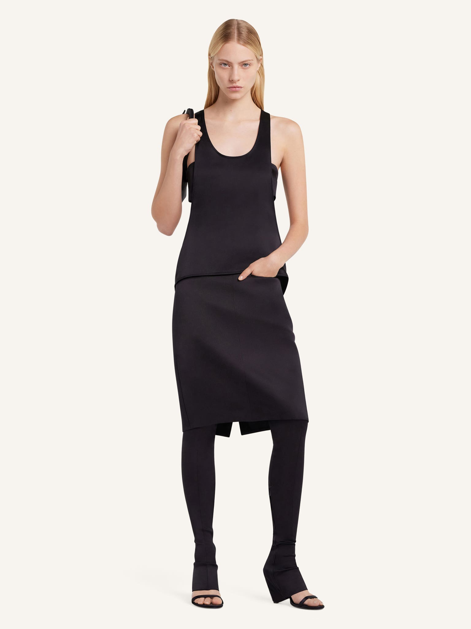 INFINITY SATIN TOP