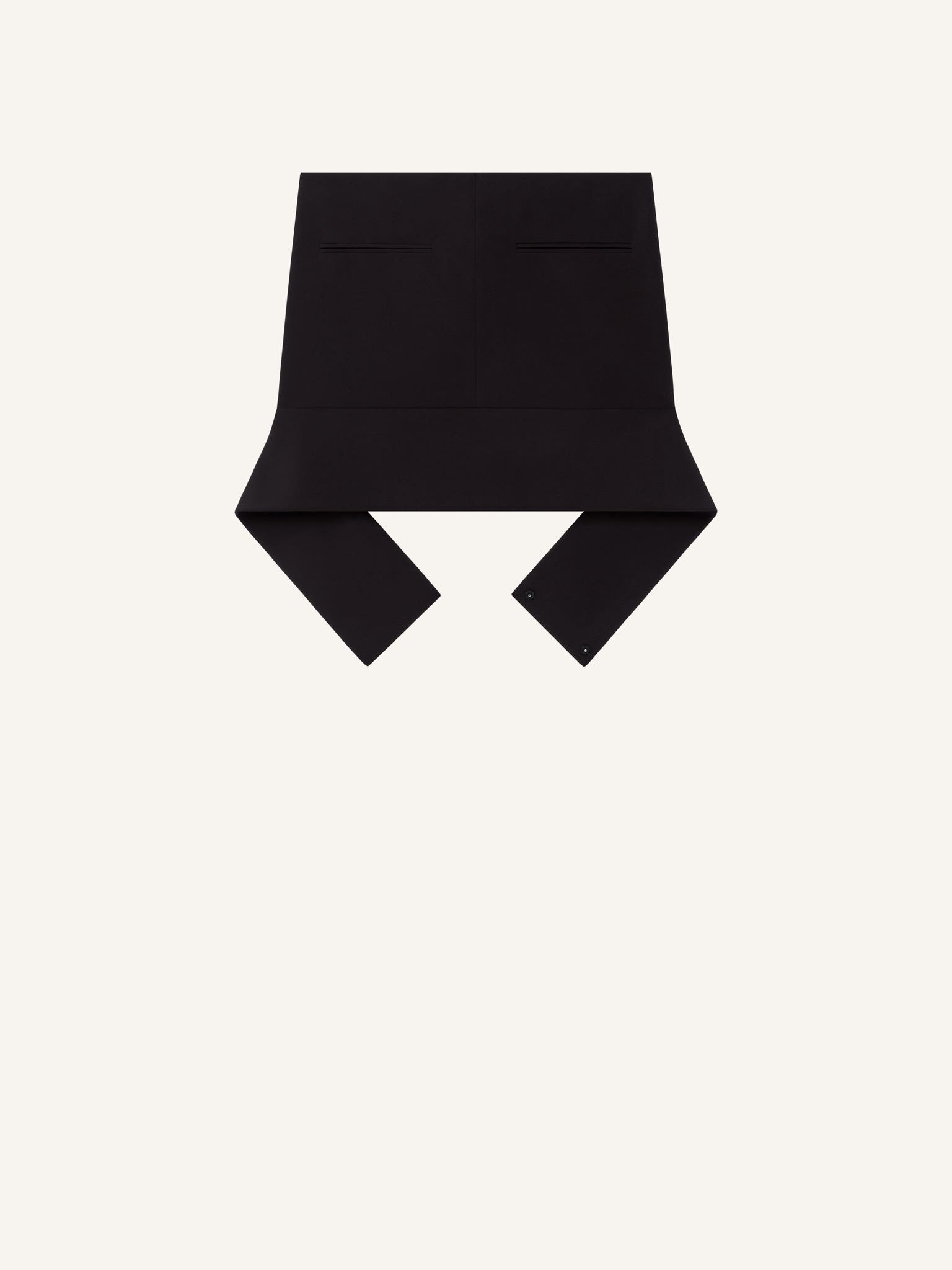 REVERSED BELT MINI SKIRT