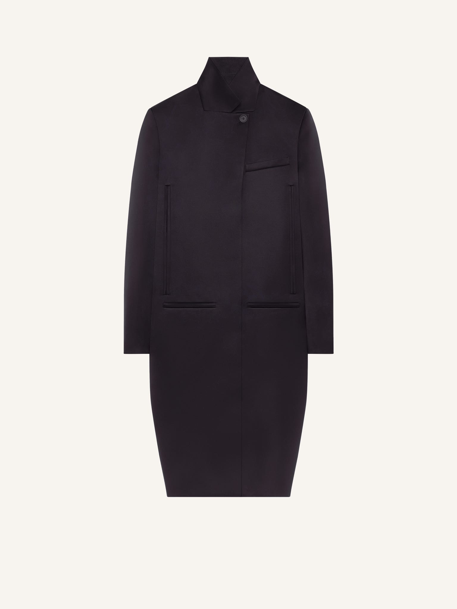 MANTEAU EN SATIN