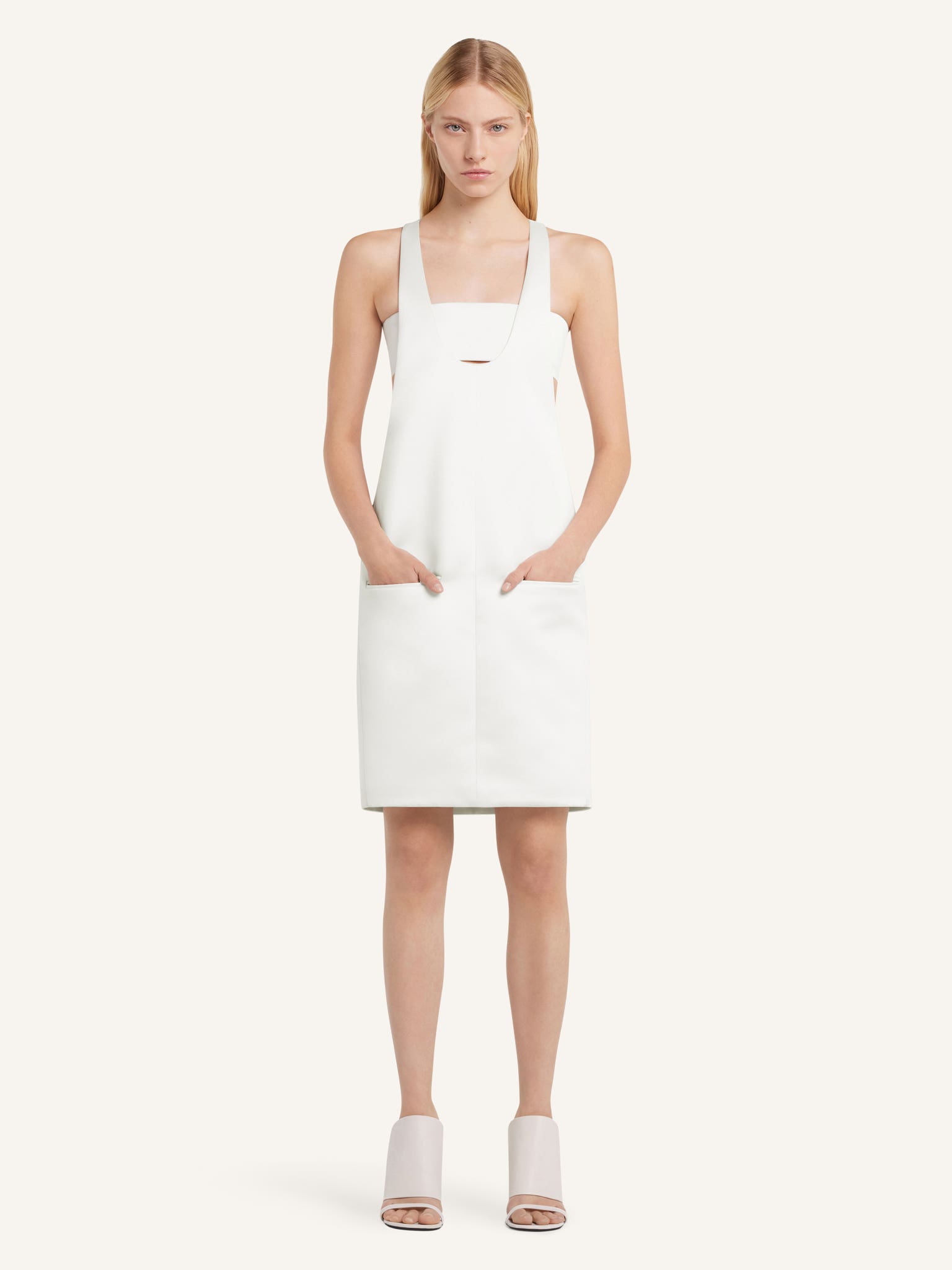 INFINITY SCUBA SATIN DRESS