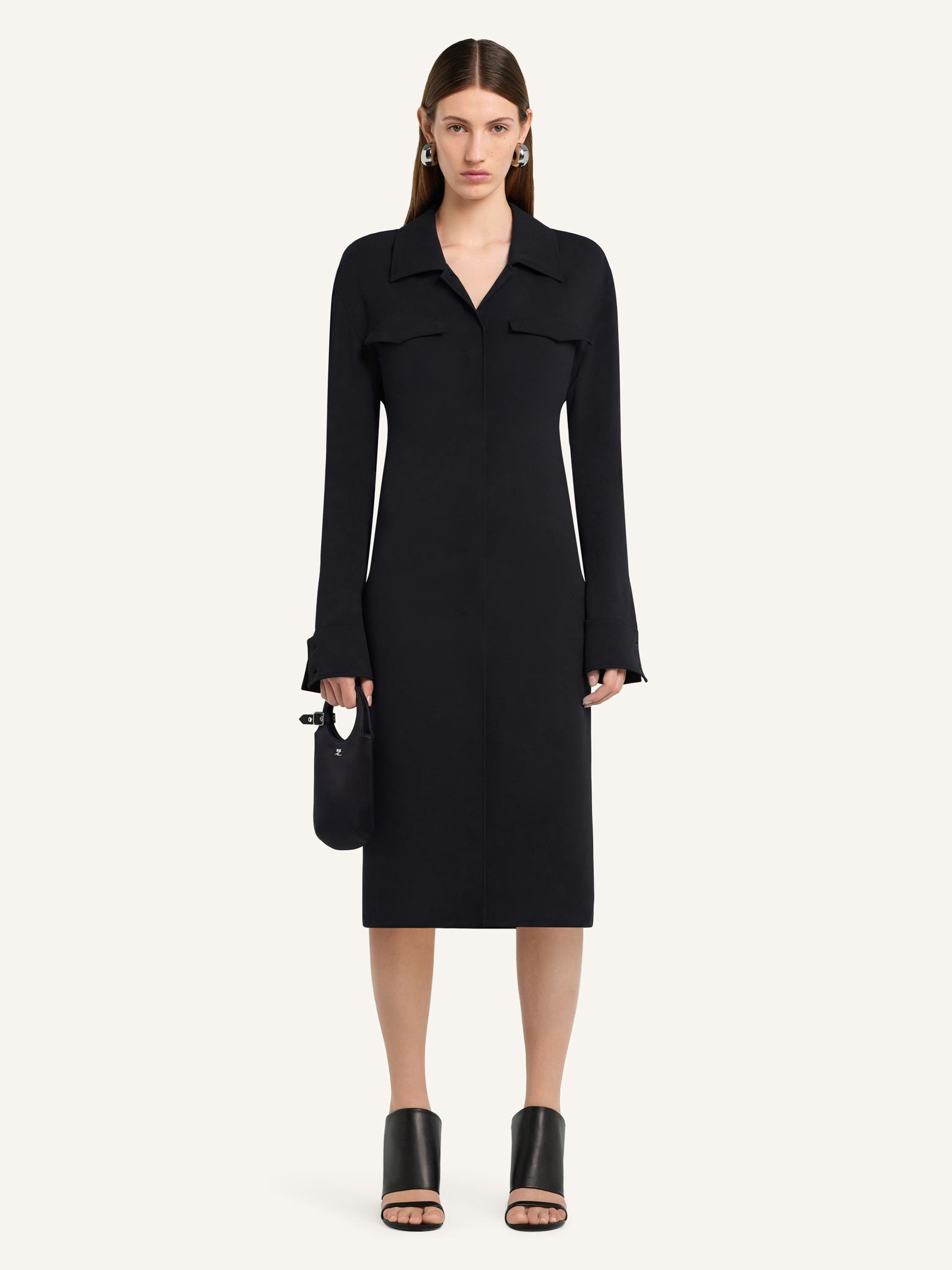 2-POCKET LONG DRESS